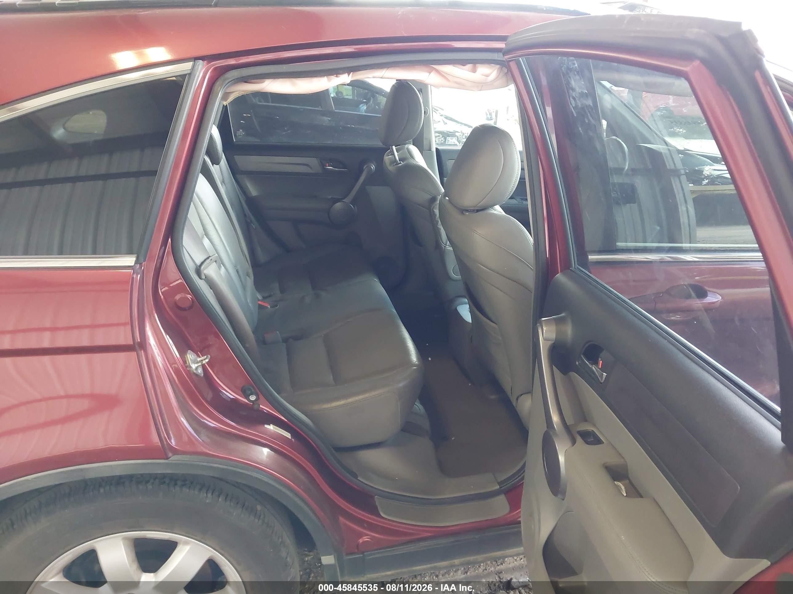 2008 Honda Cr-v Ex-l Burgundy vin: JHLRE38728C032859