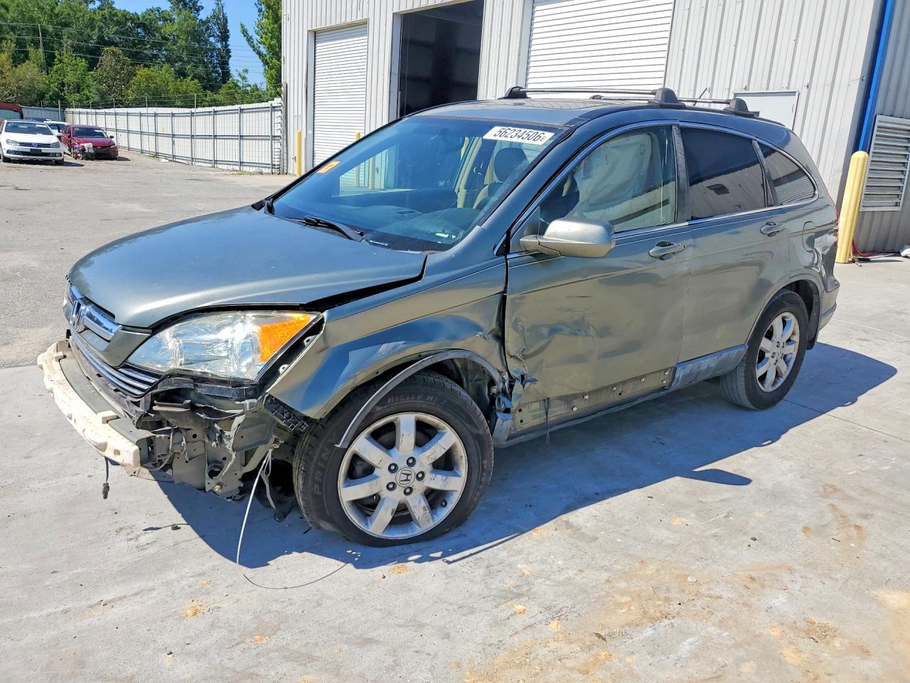 2008 Honda Cr-v Exl Green vin: JHLRE38728C043392