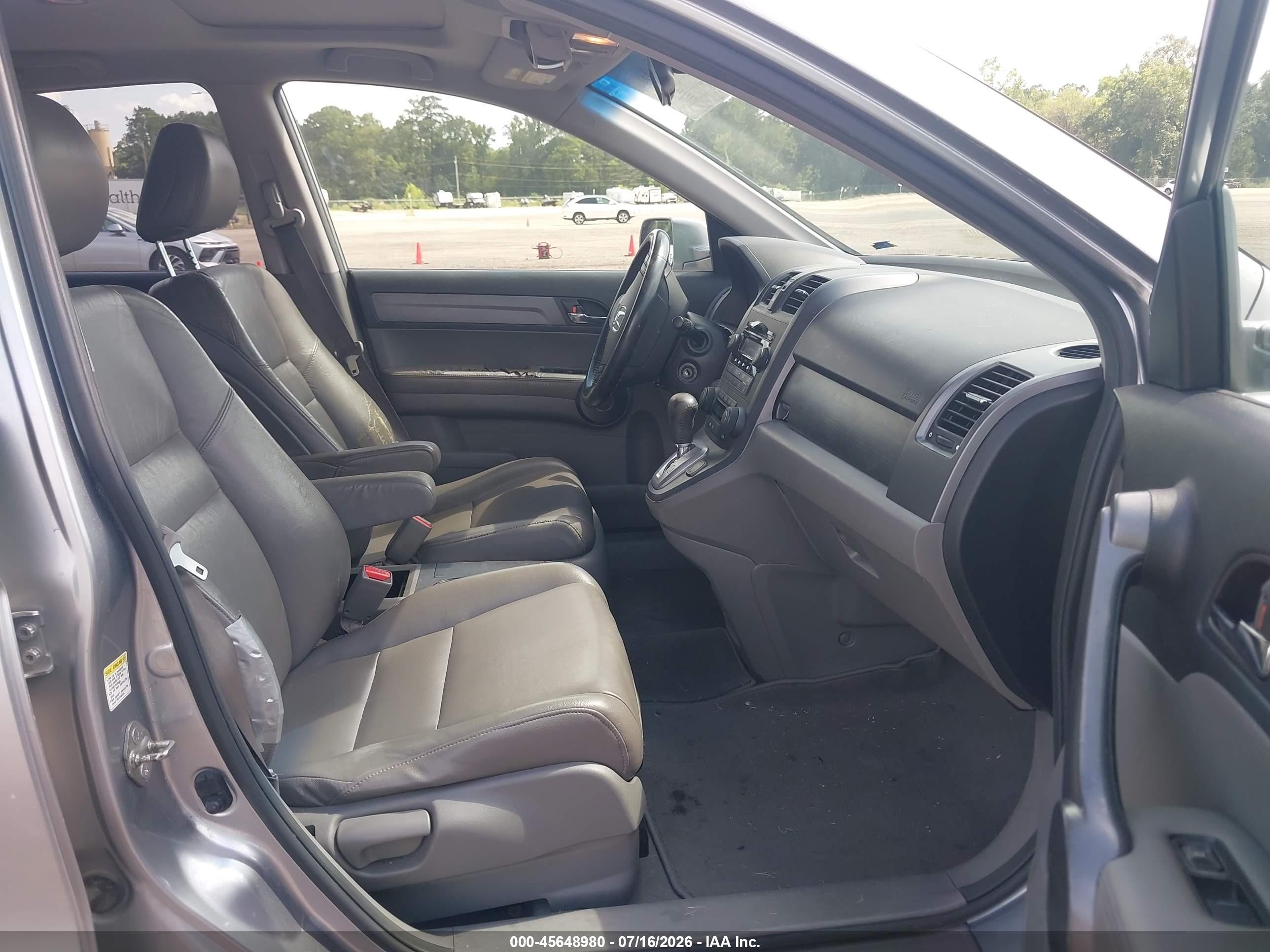2008 Honda Cr-v Ex-l Silver vin: JHLRE38728C052724