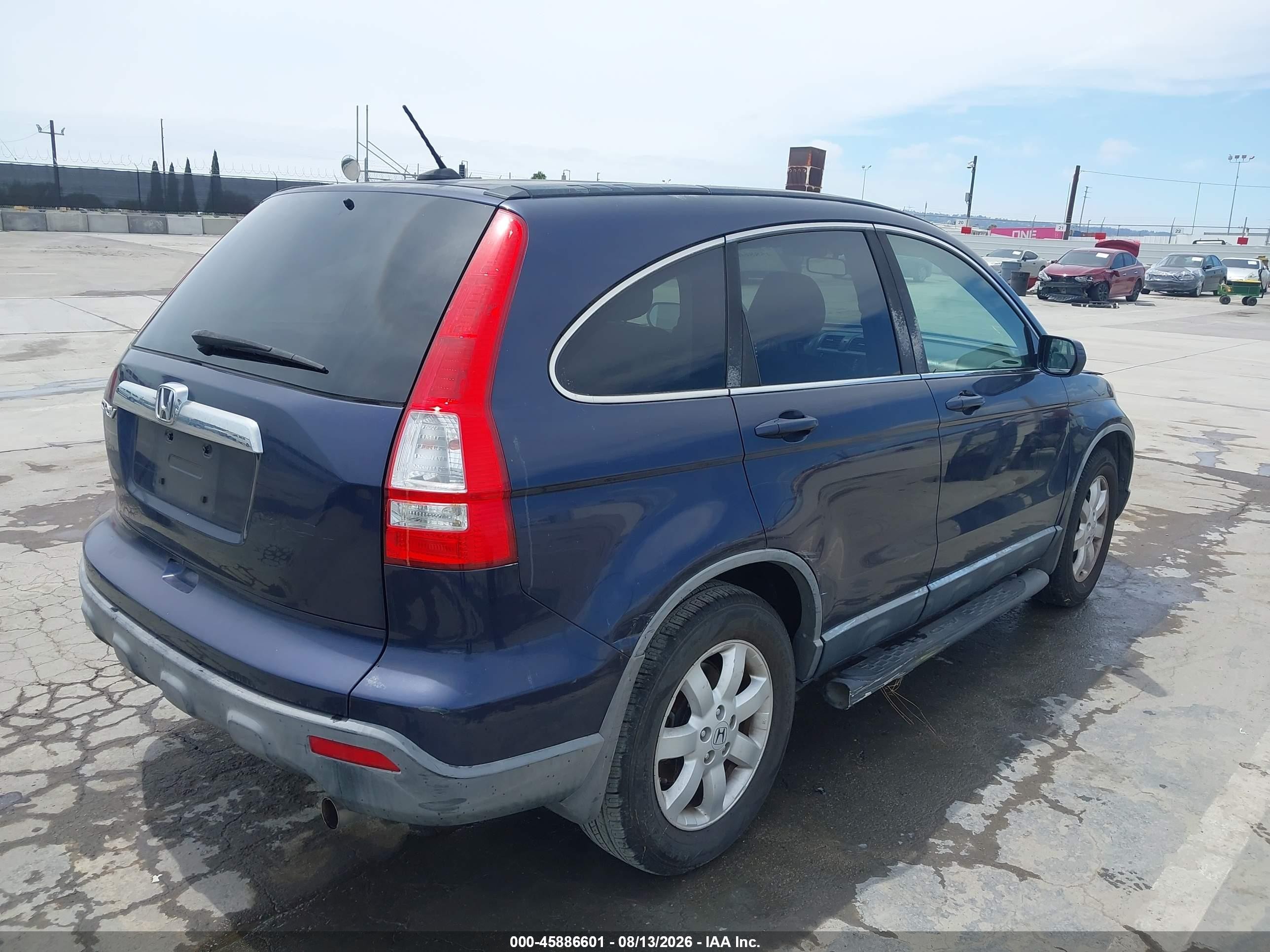 2008 Honda Cr-v Ex-l Dark Blue vin: JHLRE38728C054070