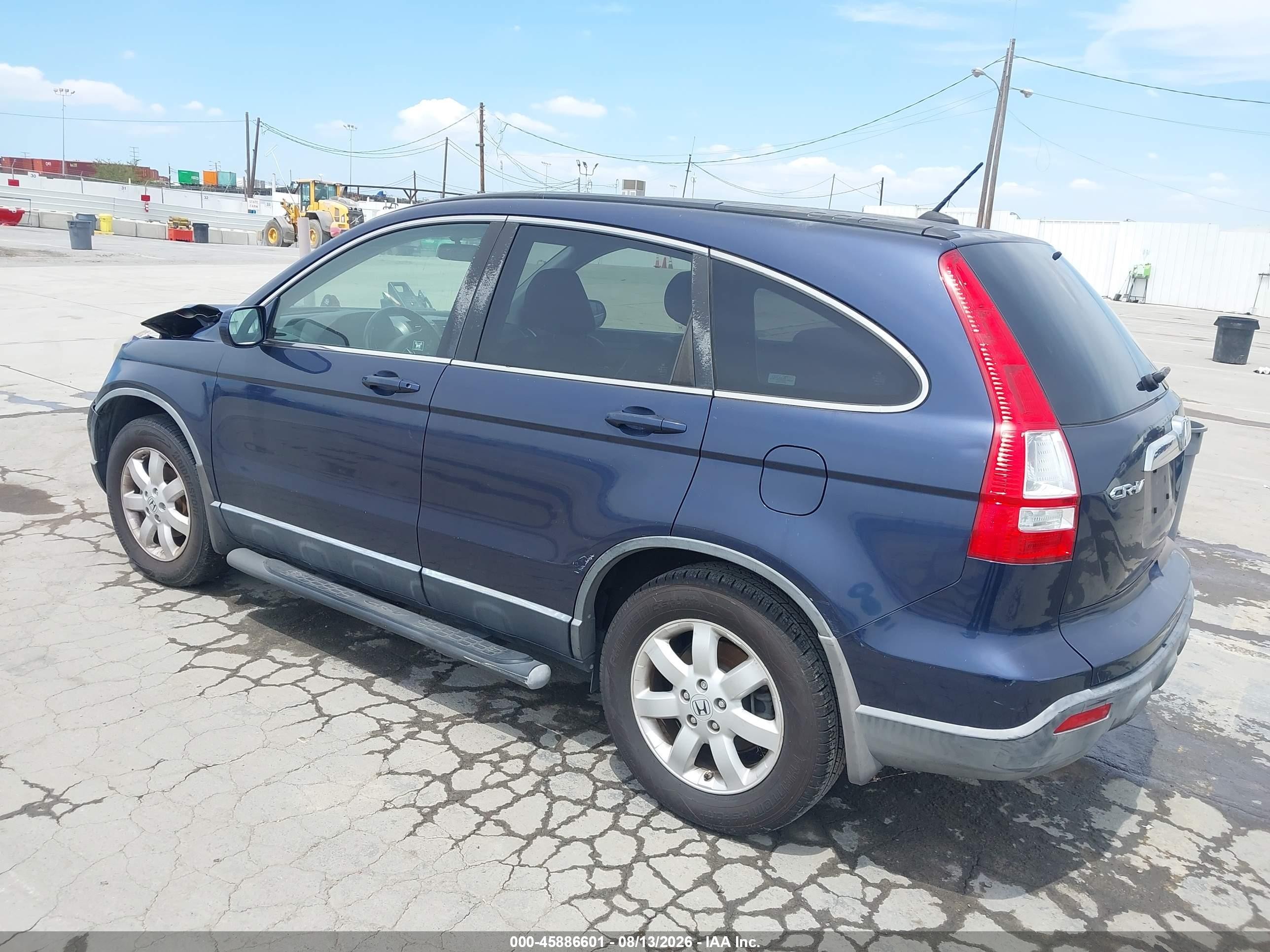 2008 Honda Cr-v Ex-l Dark Blue vin: JHLRE38728C054070