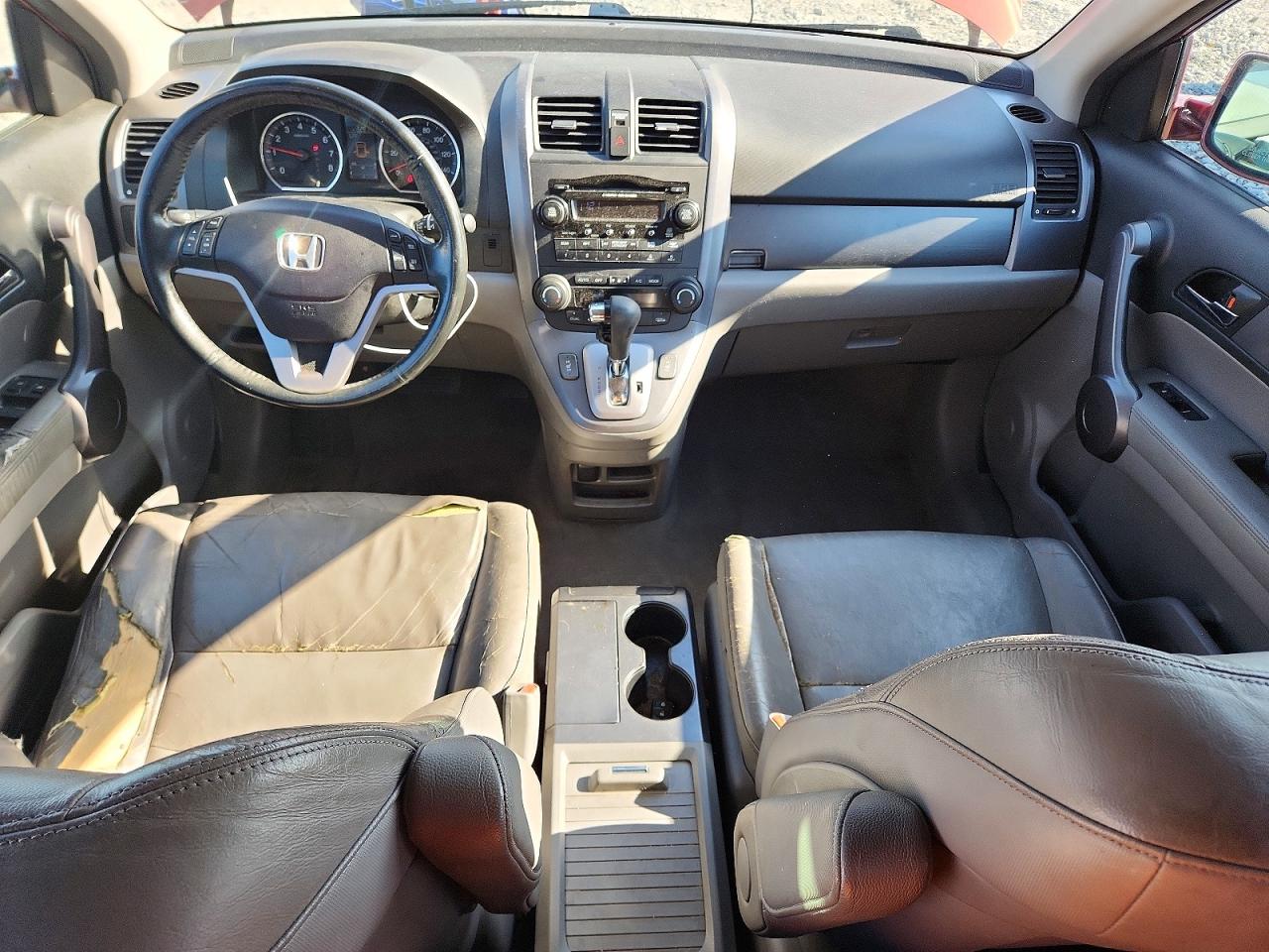 2009 Honda Cr-v Exl Burgundy vin: JHLRE38729C008336