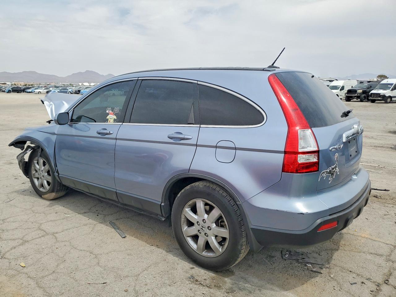 2009 Honda Cr-v Exl Blue vin: JHLRE38729C013343