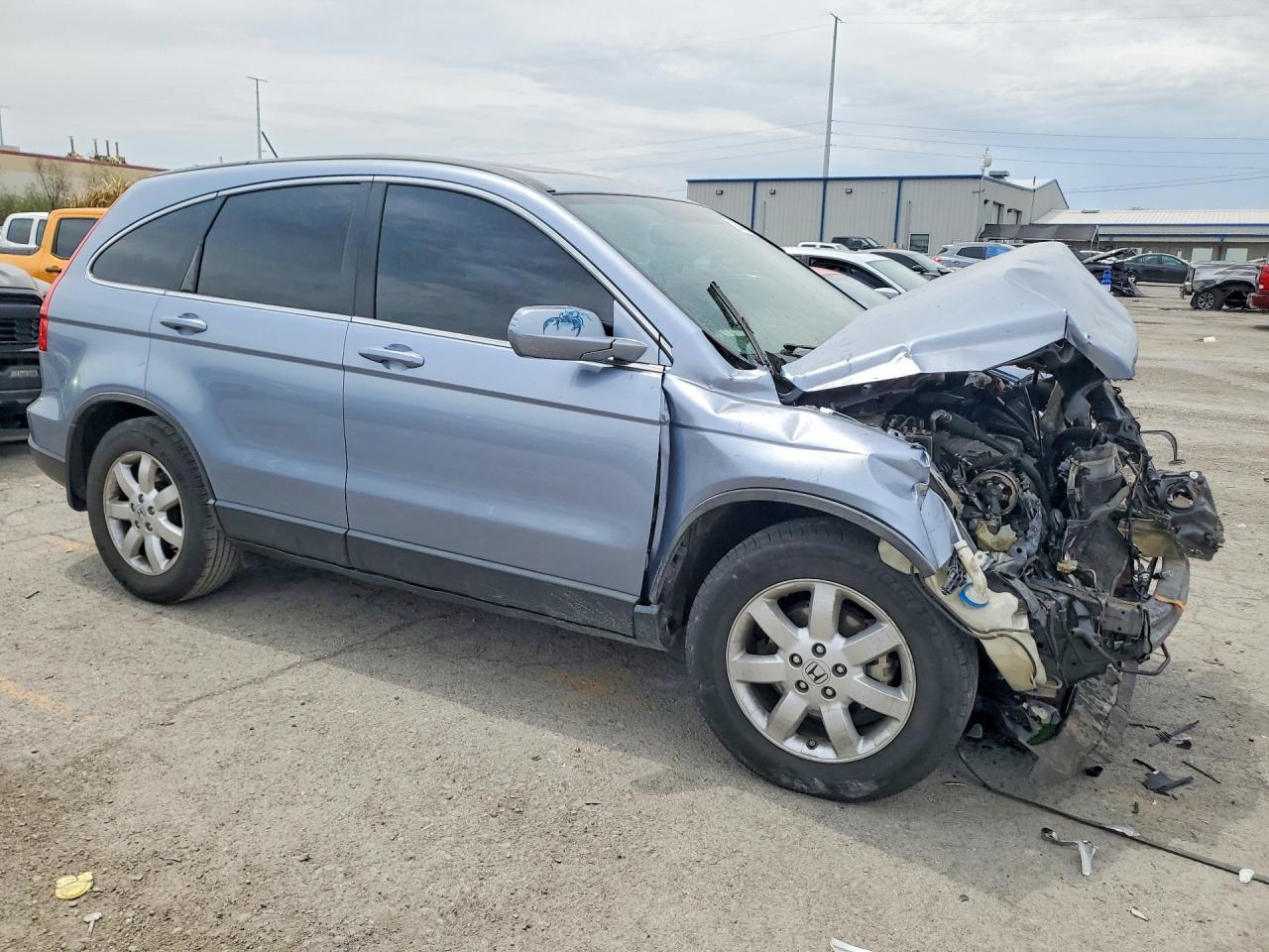 2009 Honda Cr-v Exl Blue vin: JHLRE38729C013343