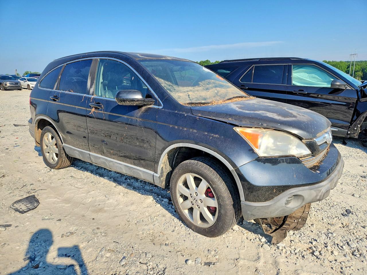 2007 Honda Cr-v Exl Черный vin: JHLRE38737C010335