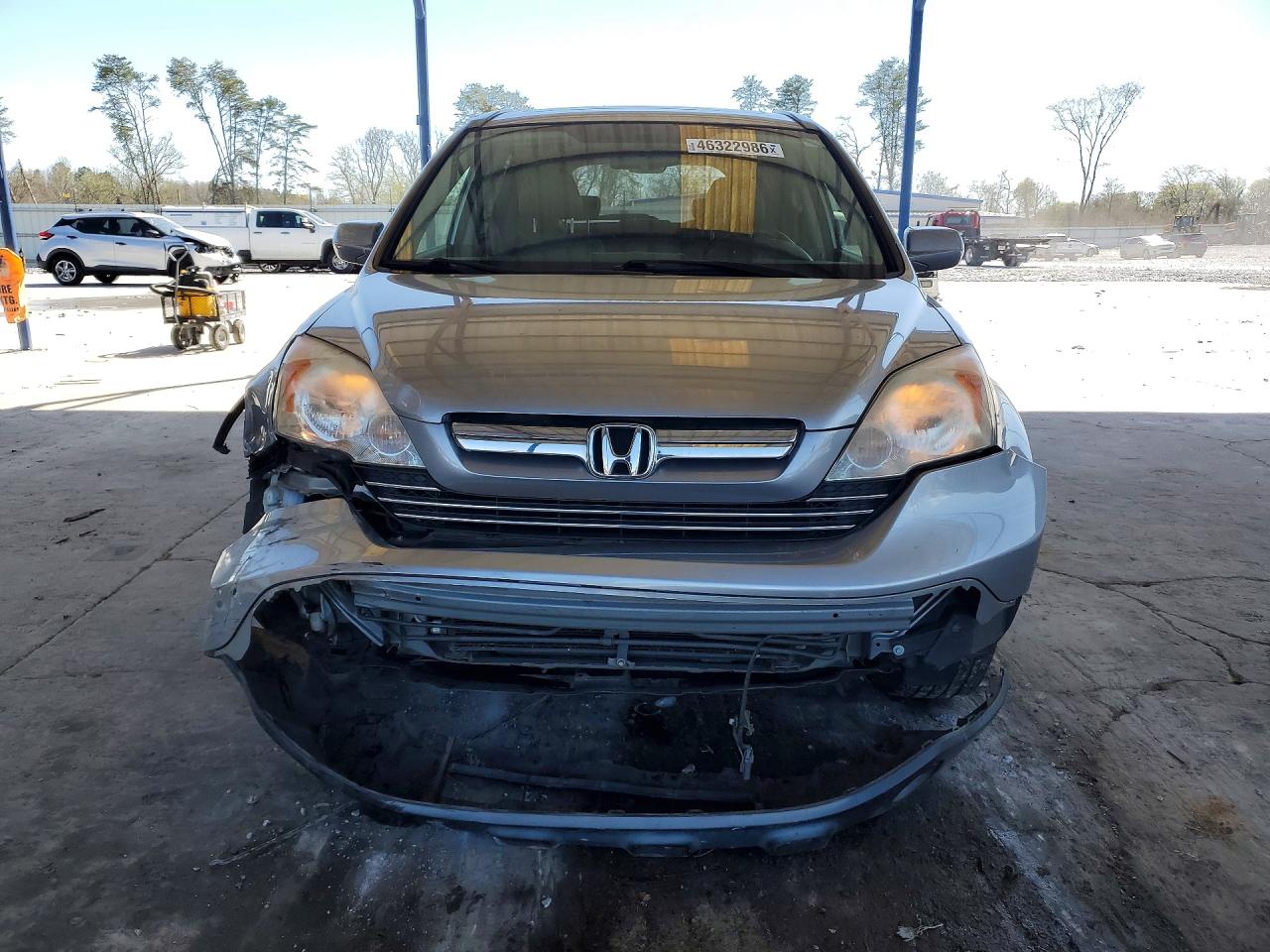 2007 Honda Cr-v Exl Silver vin: JHLRE38737C022971