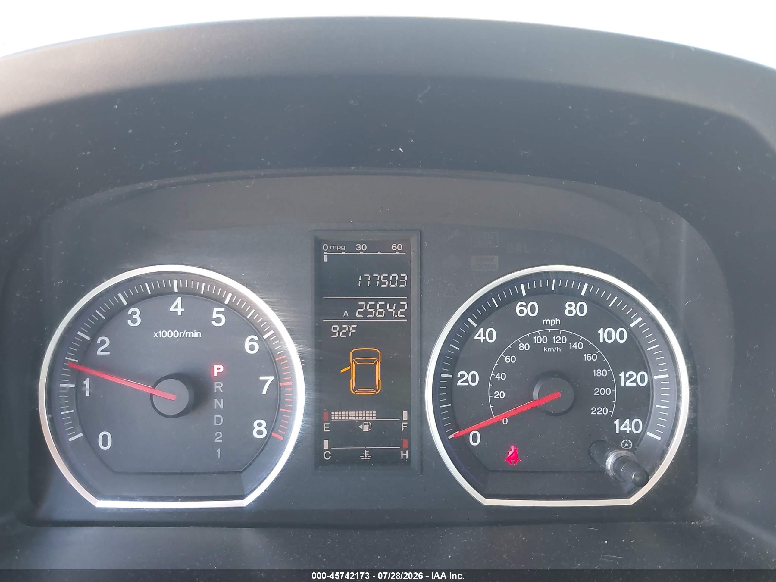 2007 Honda Cr-v Ex-l Silver vin: JHLRE38737C034666