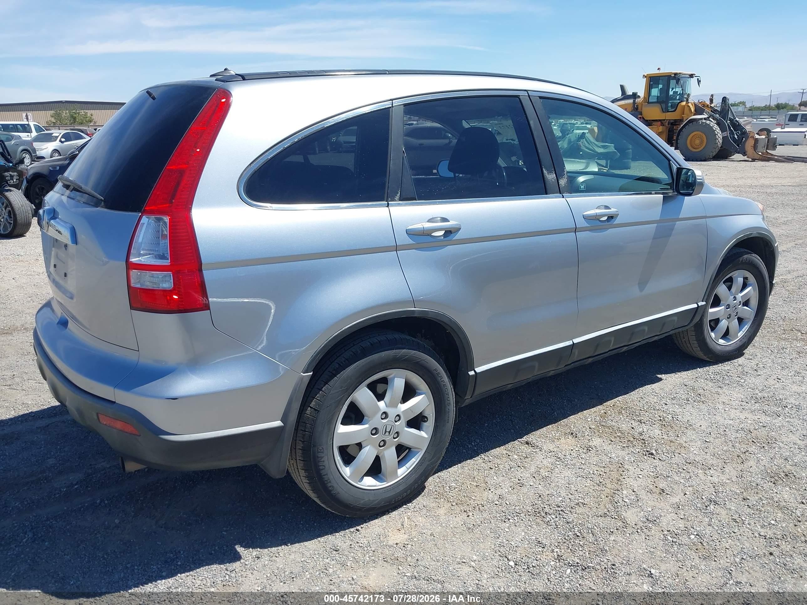 2007 Honda Cr-v Ex-l Silver vin: JHLRE38737C034666