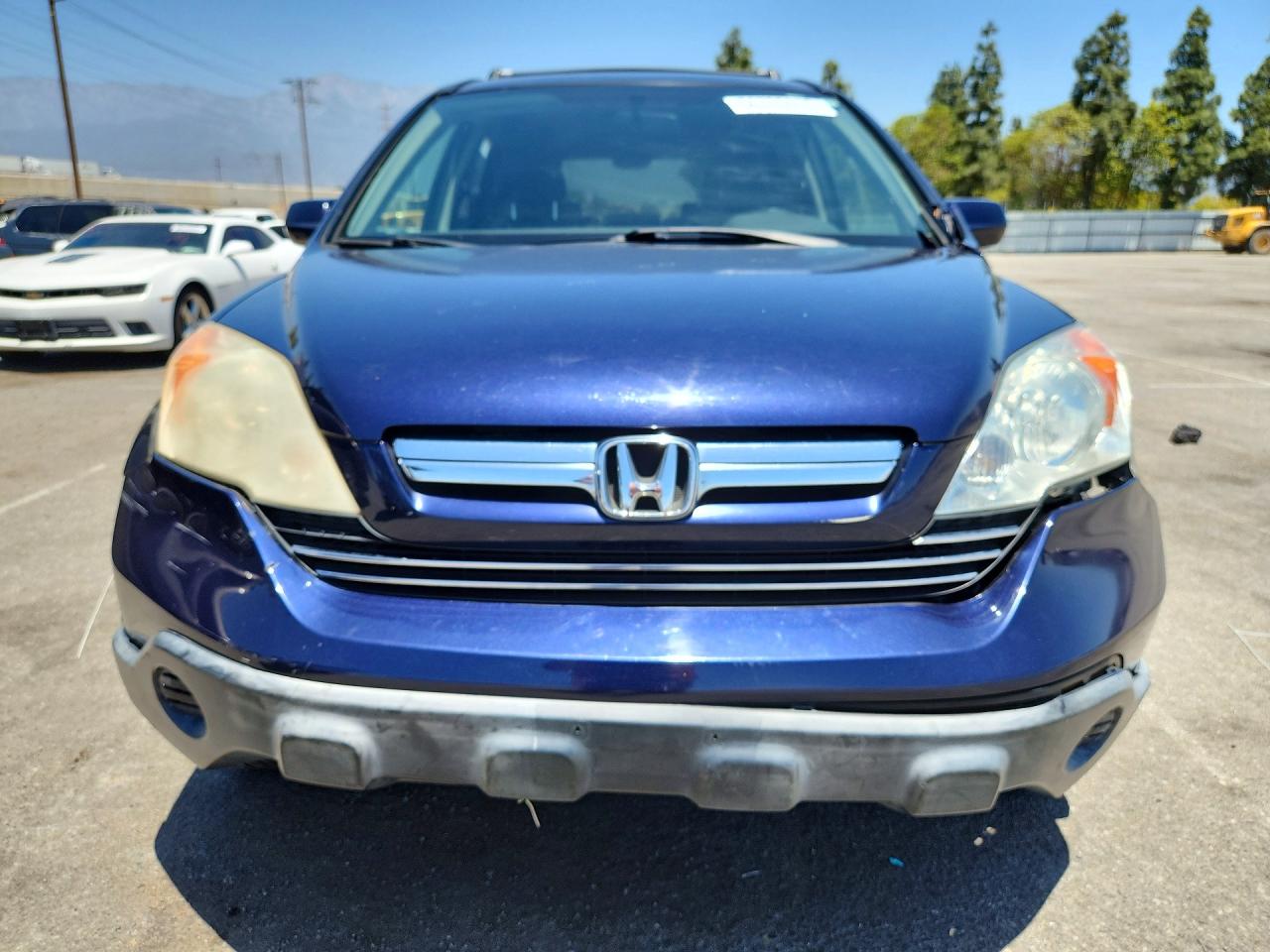 2007 Honda Cr-v Exl Blue vin: JHLRE38737C034702