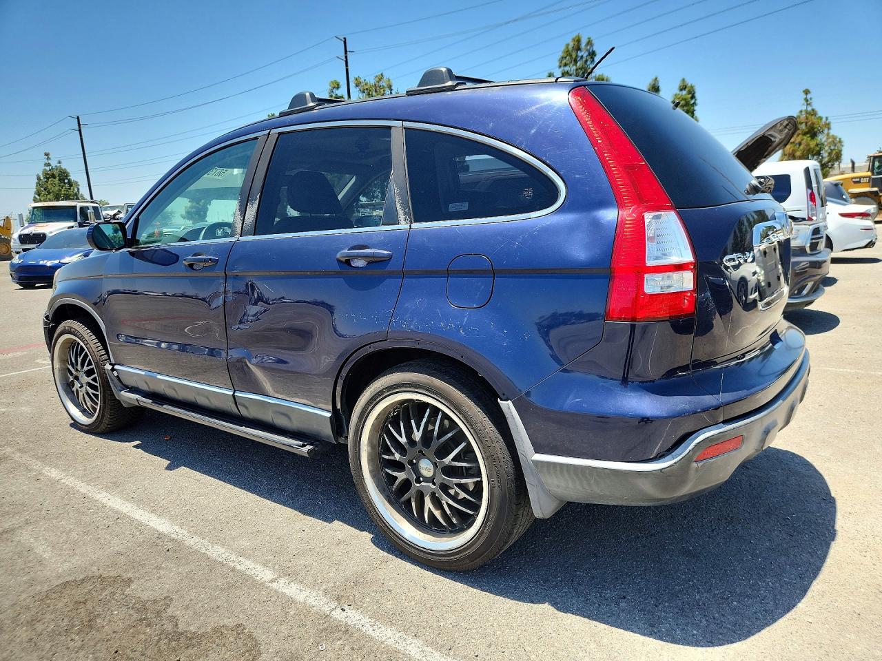 2007 Honda Cr-v Exl Blue vin: JHLRE38737C034702