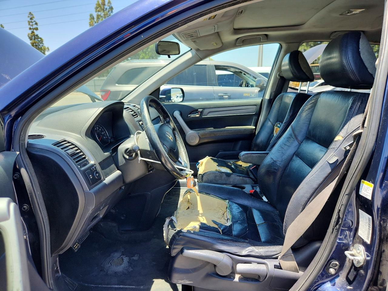 2007 Honda Cr-v Exl Blue vin: JHLRE38737C034702
