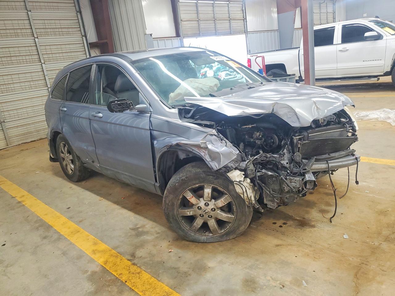 2007 Honda Cr-v Exl Blue vin: JHLRE38737C059325