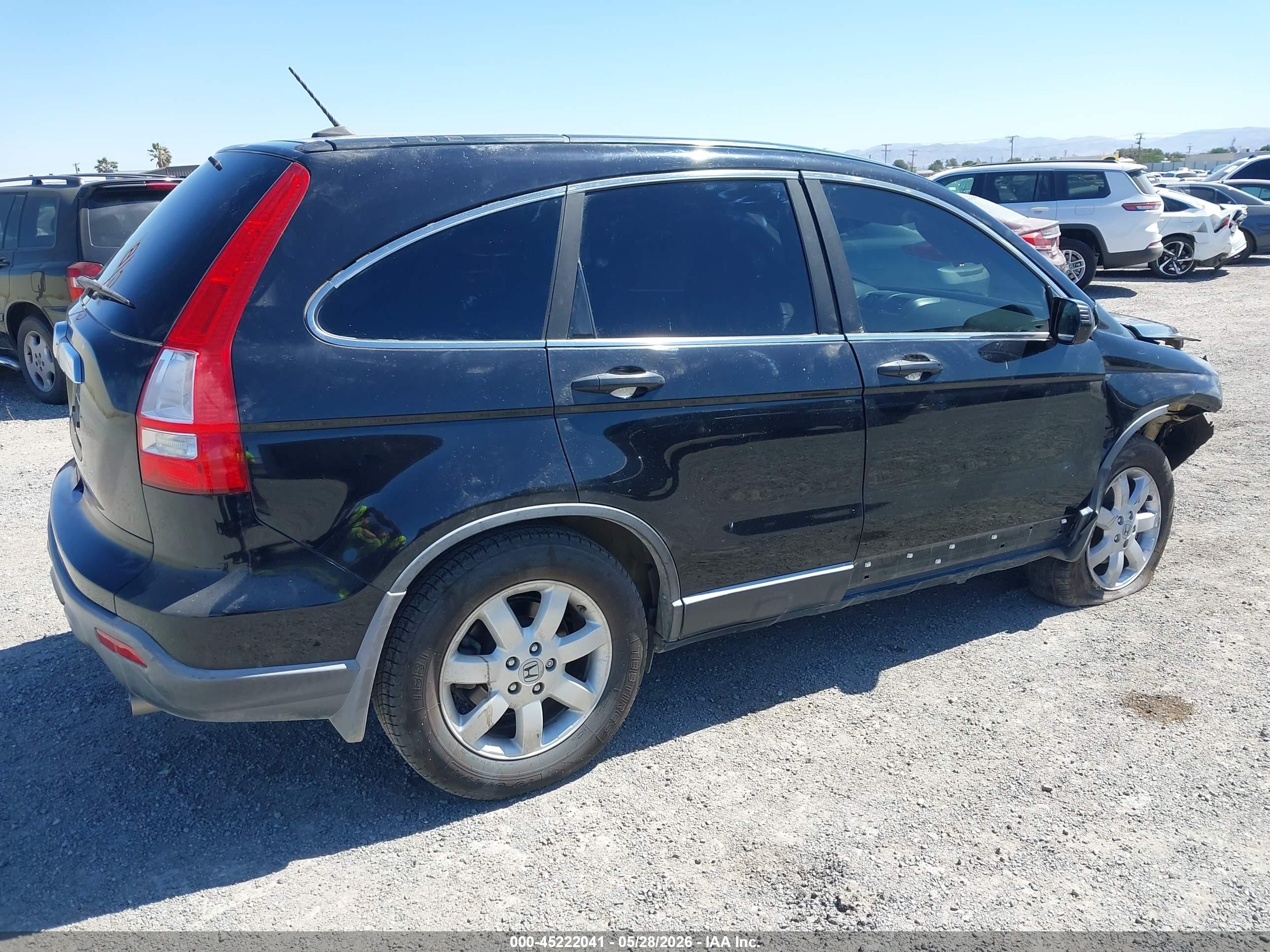 2007 Honda Cr-v Ex-l Черный vin: JHLRE38737C061592