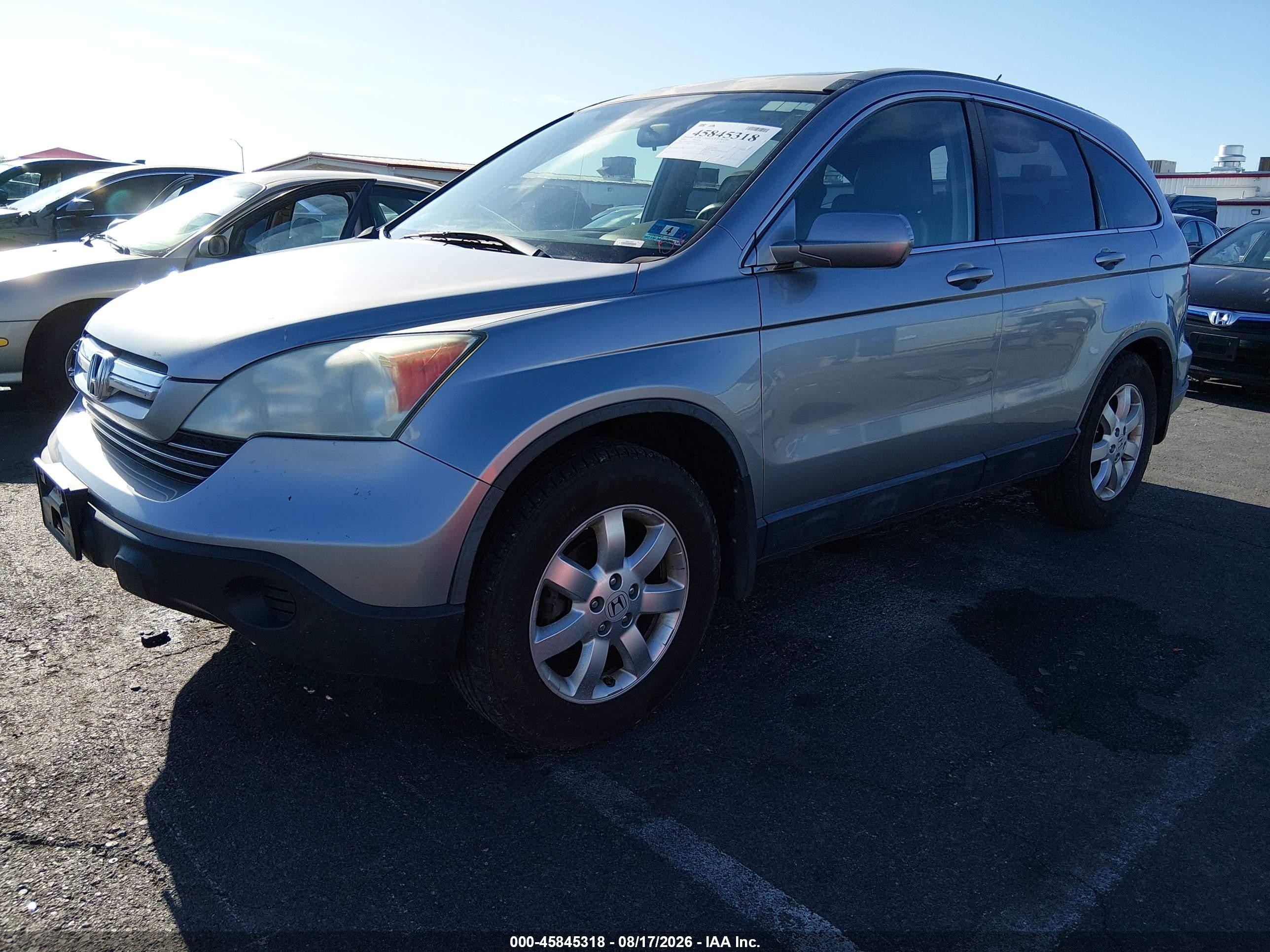 2007 Honda Cr-v Ex-l Серый vin: JHLRE38737C064329