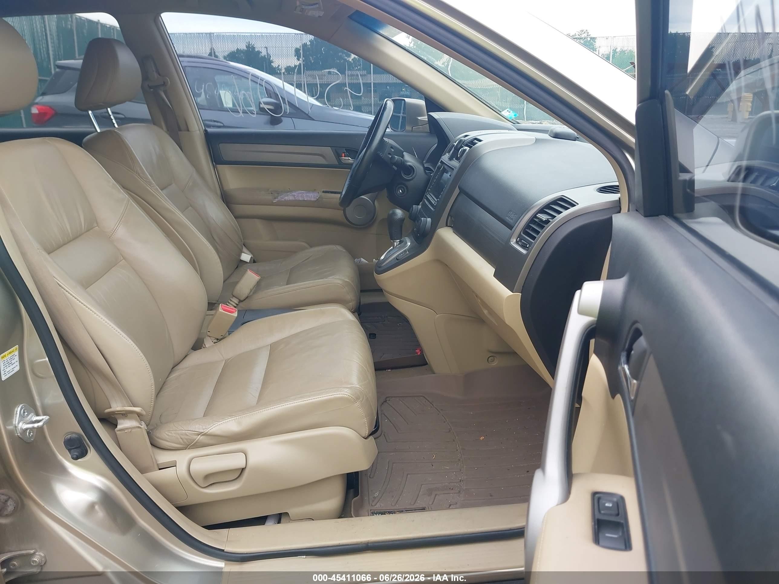 2007 Honda Cr-v Ex-l Gold vin: JHLRE38737C066601