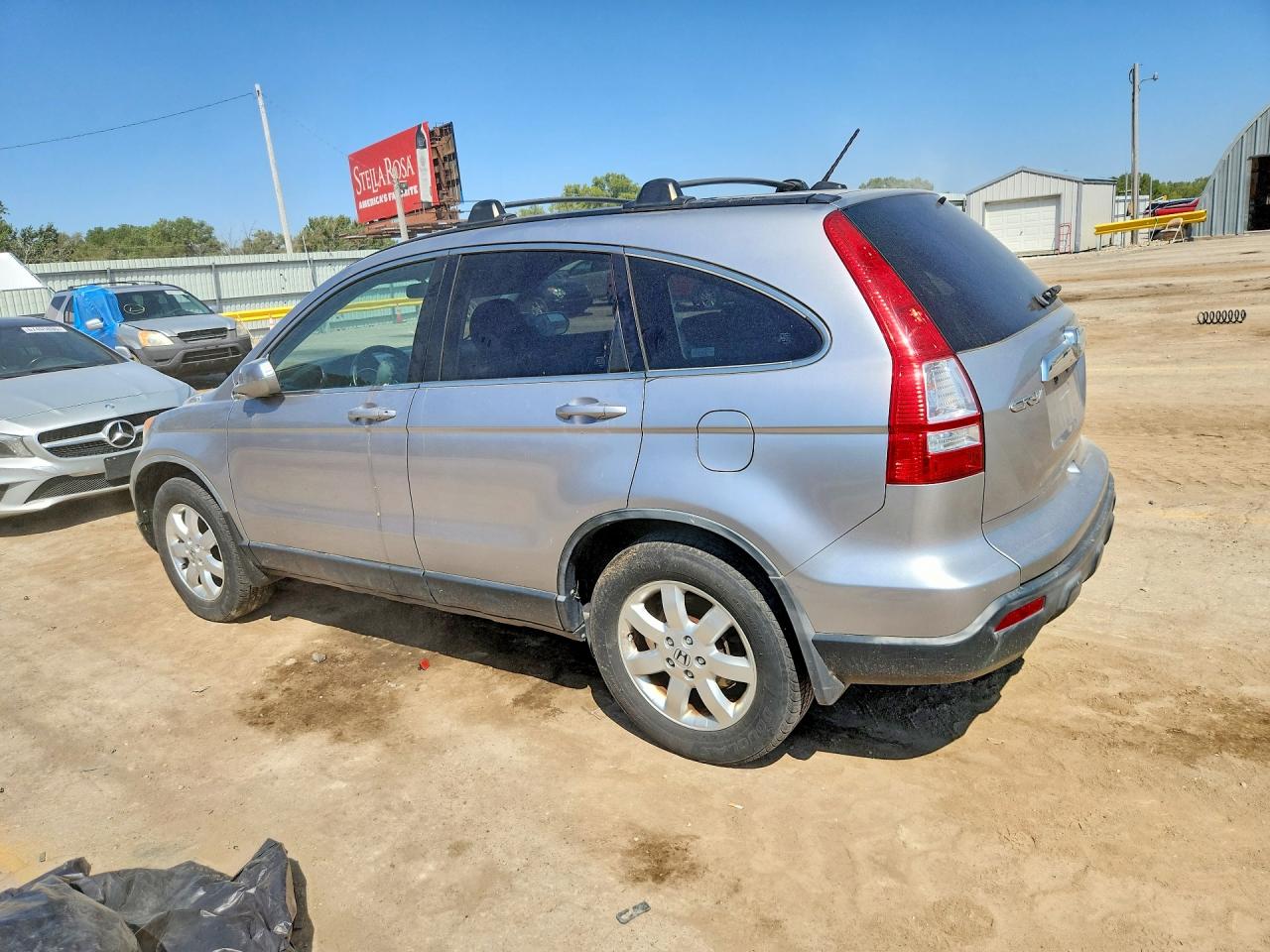 2007 Honda Cr-v Exl Silver vin: JHLRE38737C073368