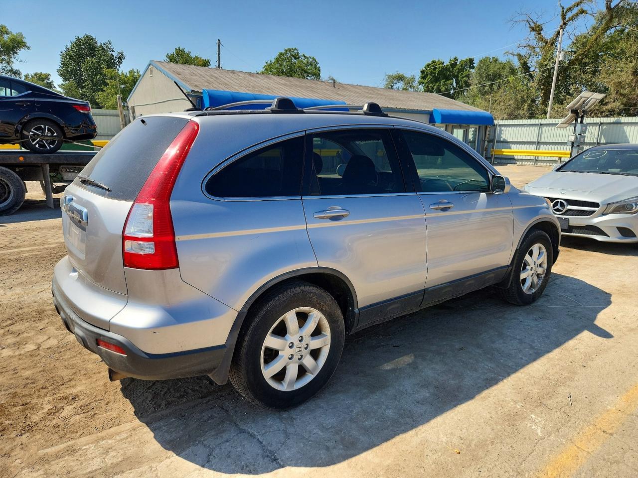 2007 Honda Cr-v Exl Silver vin: JHLRE38737C073368