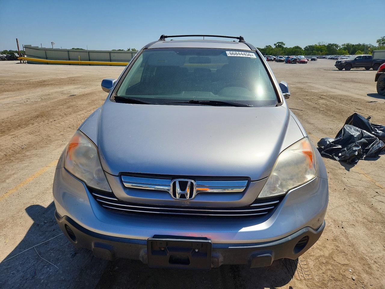 2007 Honda Cr-v Exl Silver vin: JHLRE38737C073368