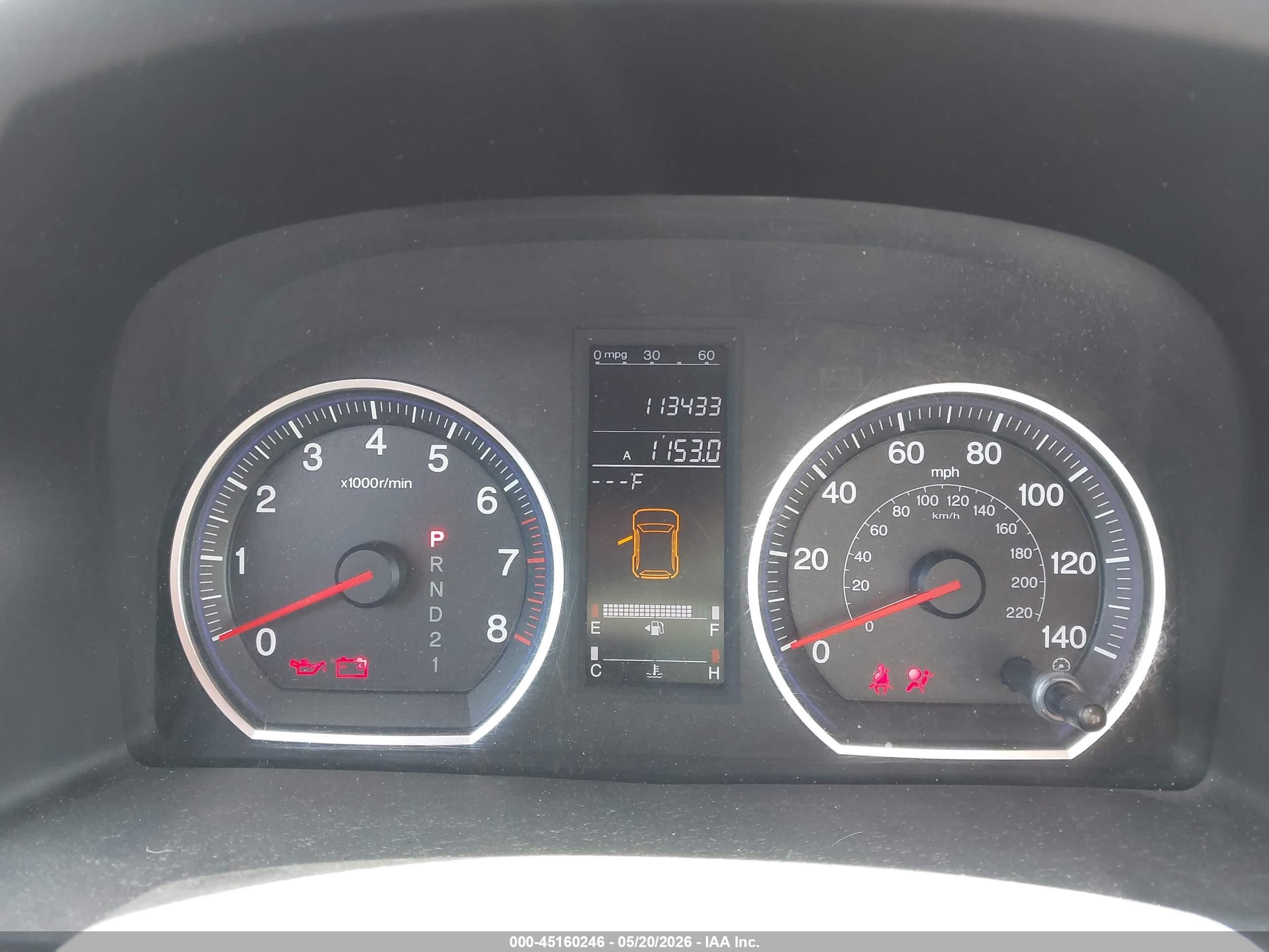 2008 Honda Cr-v Ex-l Cream vin: JHLRE38738C016444