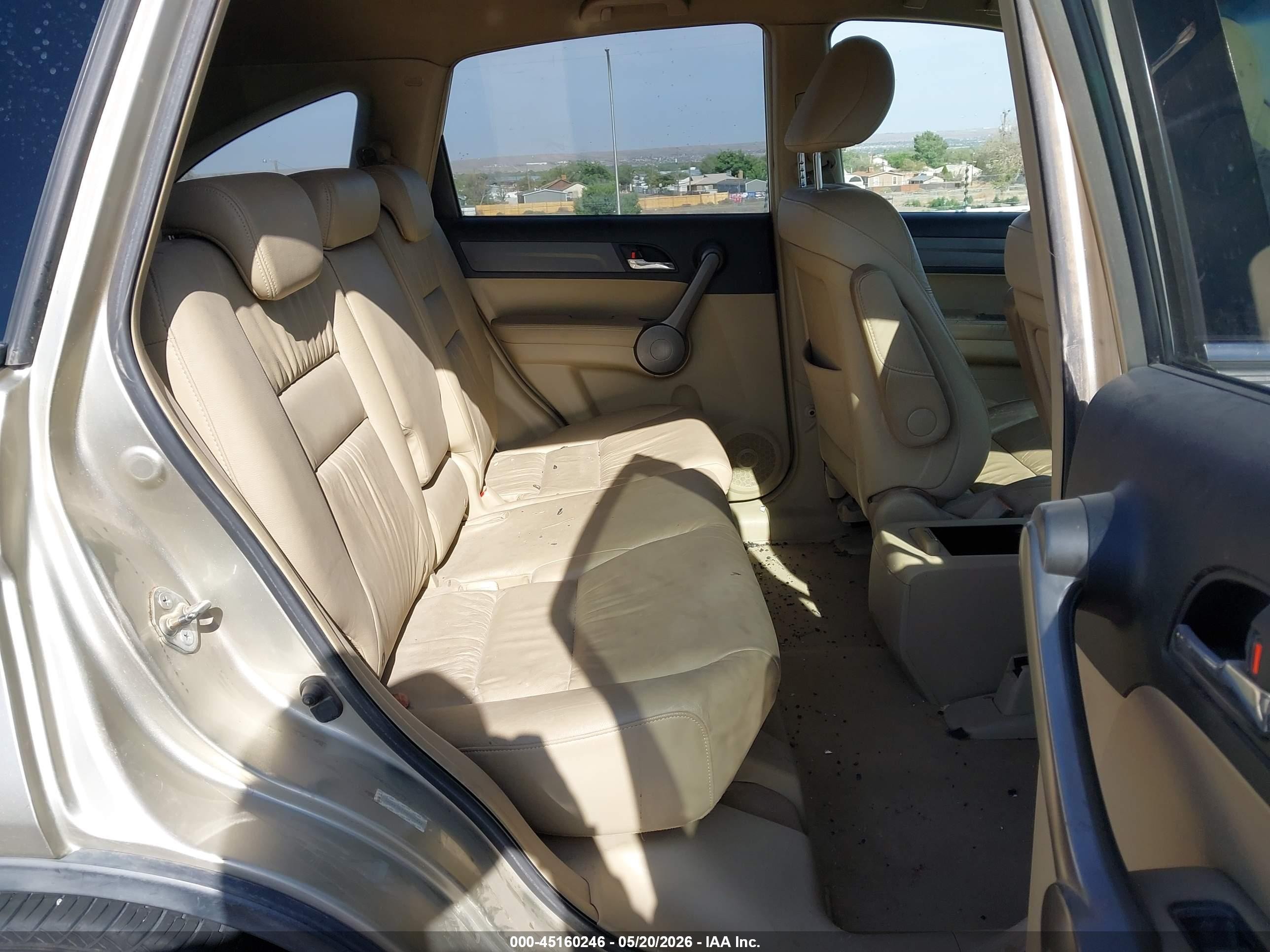 2008 Honda Cr-v Ex-l Cream vin: JHLRE38738C016444