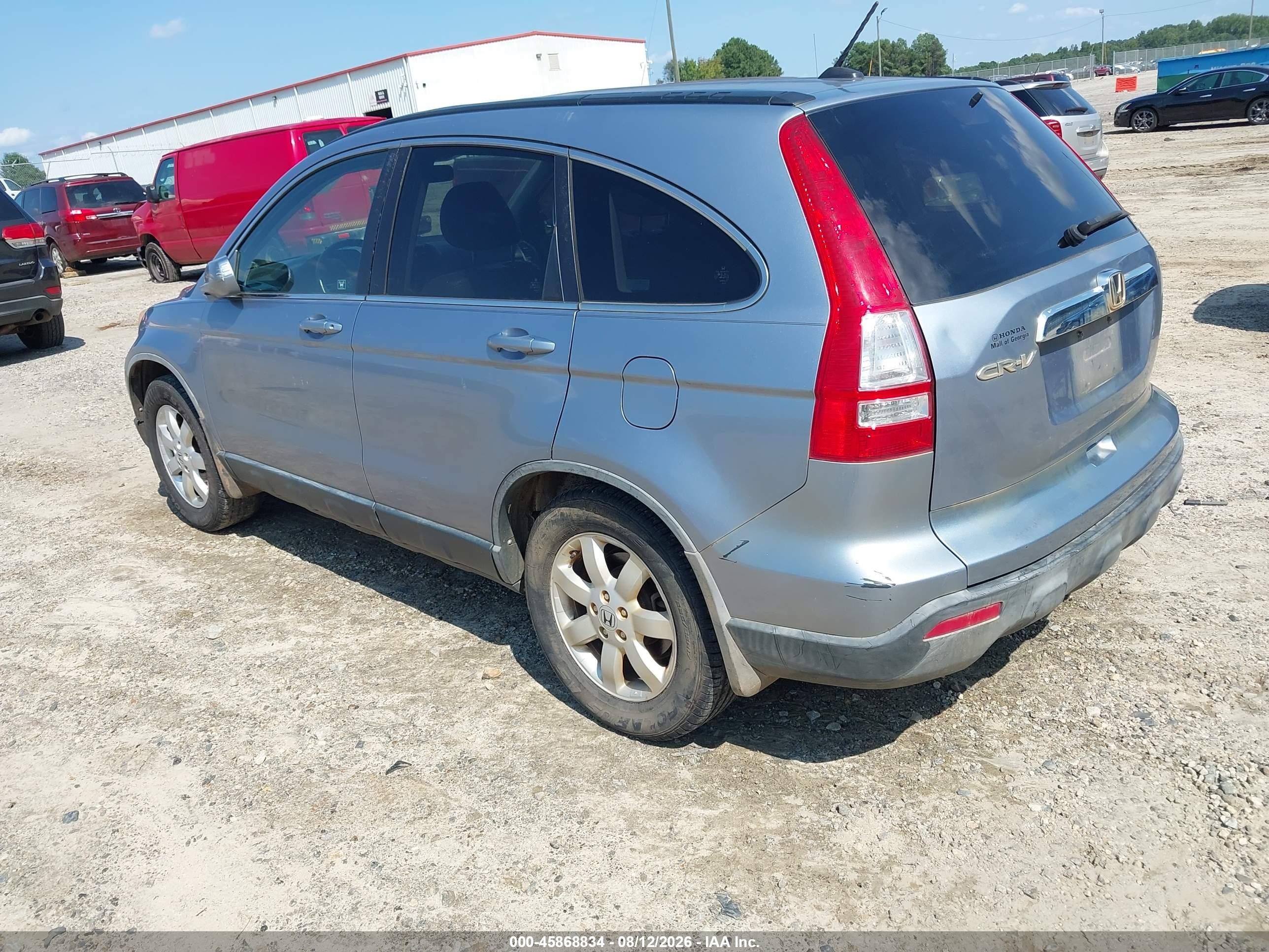 2008 Honda Cr-v Ex-l Light Blue vin: JHLRE38738C018033