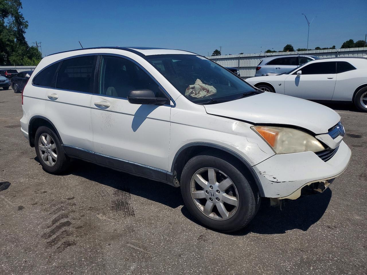 2008 Honda Cr-v White vin: JHLRE38738C031039