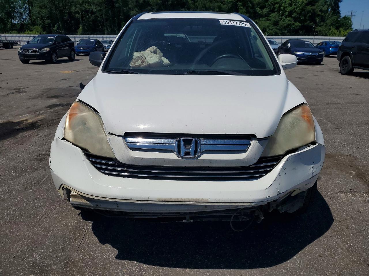 2008 Honda Cr-v White vin: JHLRE38738C031039