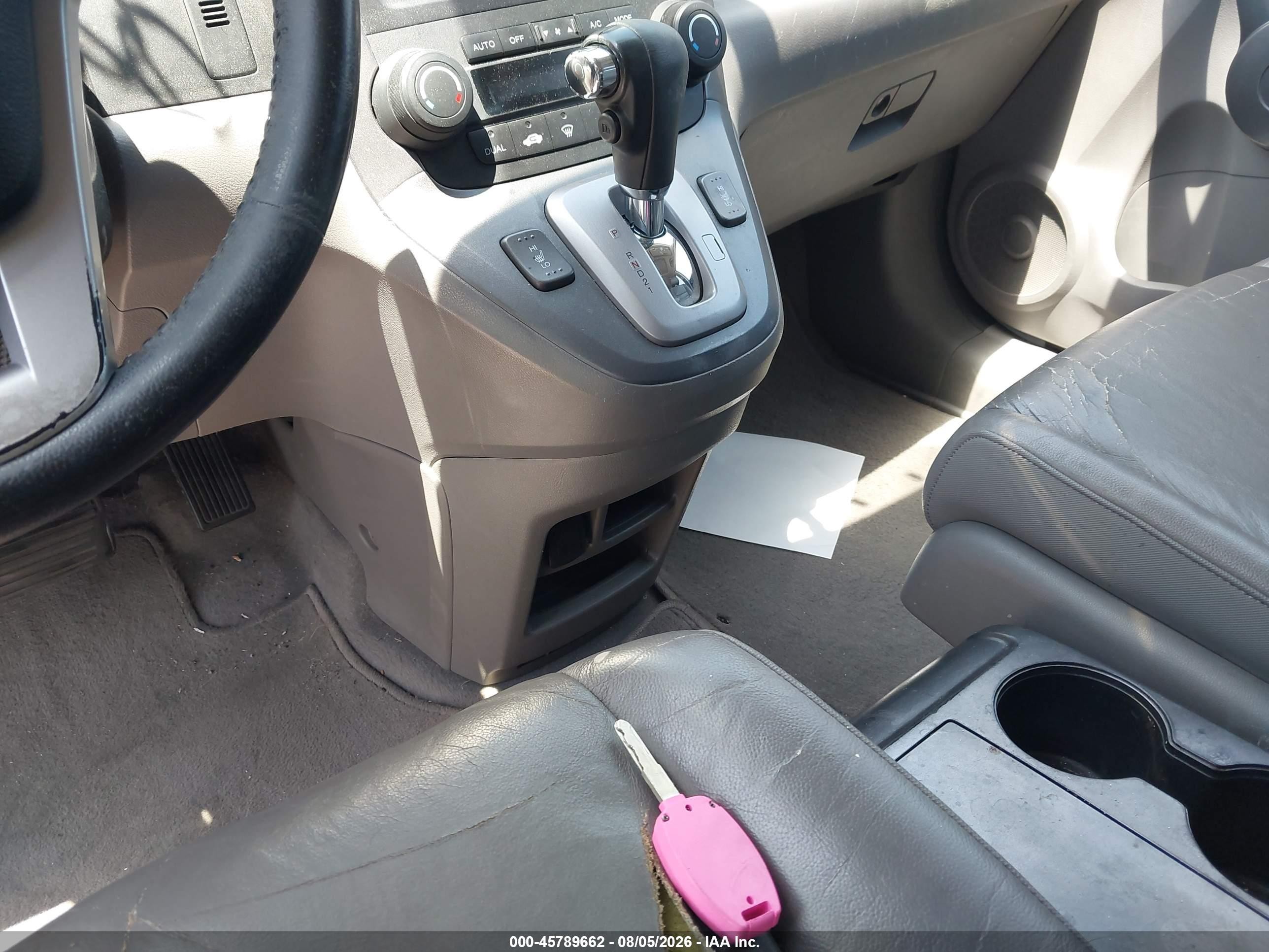 2009 Honda Cr-v Ex-l White vin: JHLRE38739C006403