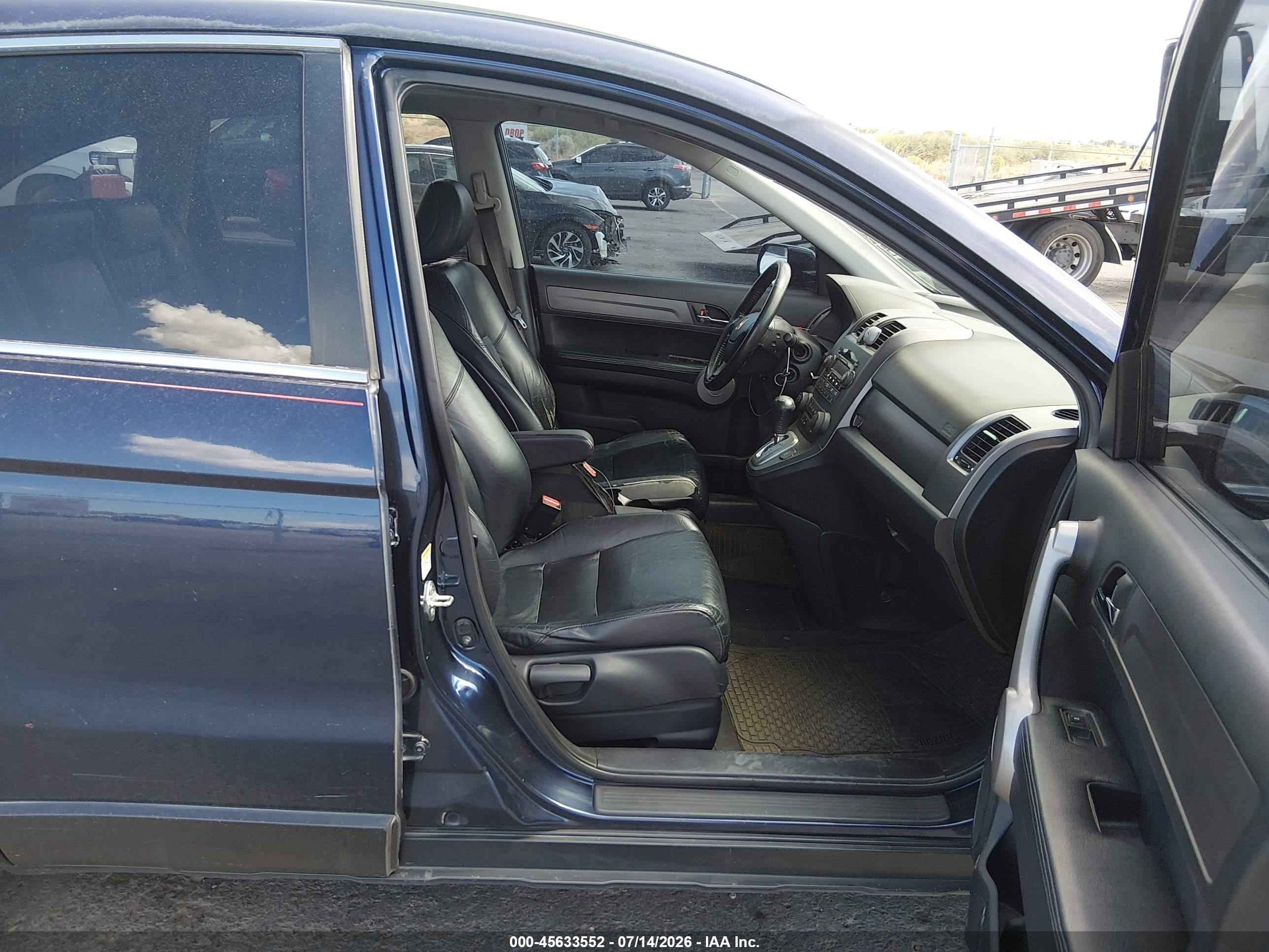 2007 Honda Cr-v Ex-l Blue vin: JHLRE38747C017987