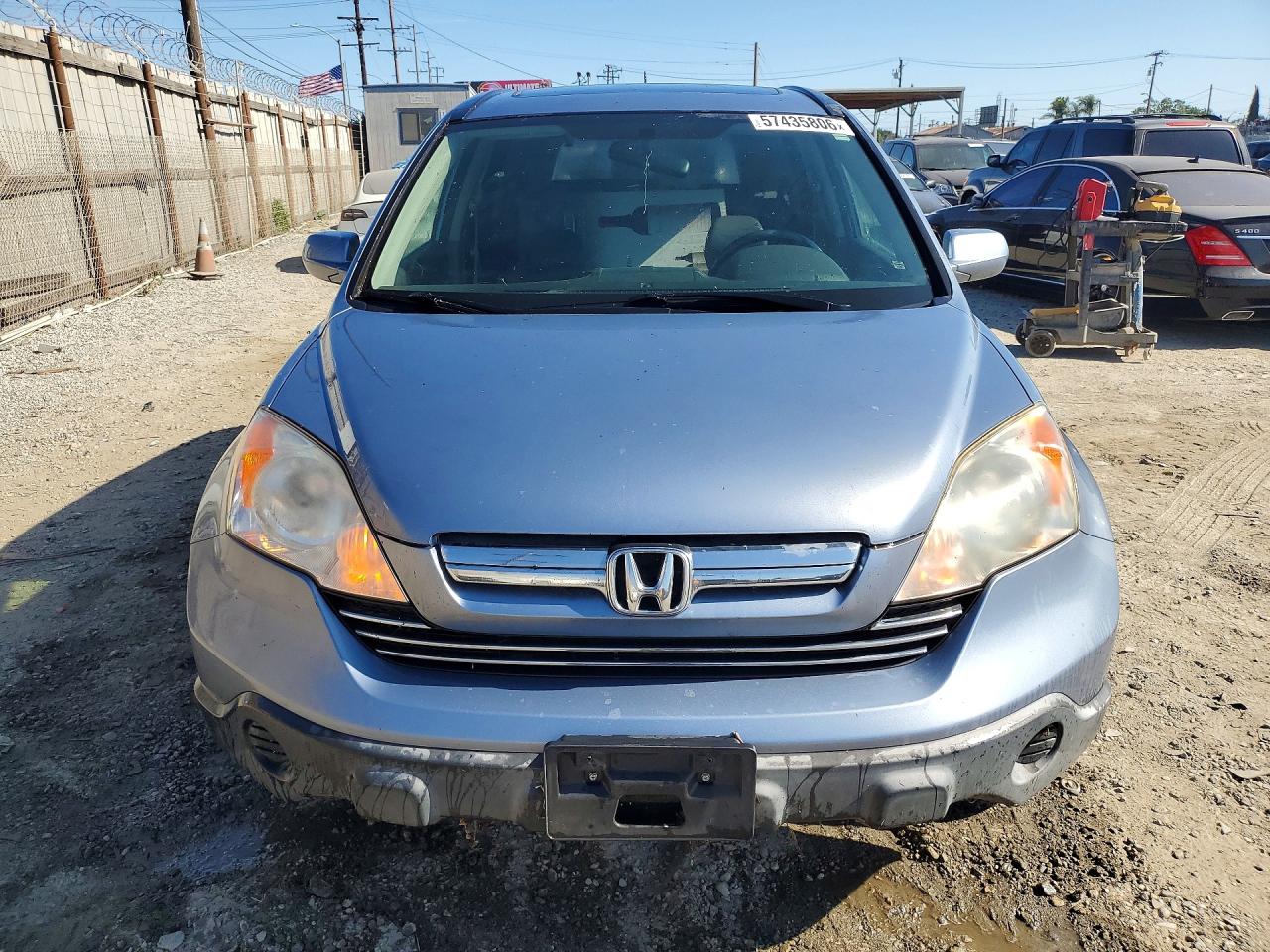 2007 Honda Cr-v Exl Blue vin: JHLRE38747C022784