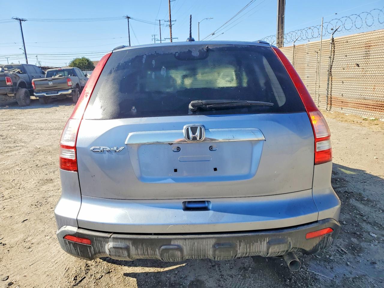 2007 Honda Cr-v Exl Blue vin: JHLRE38747C022784