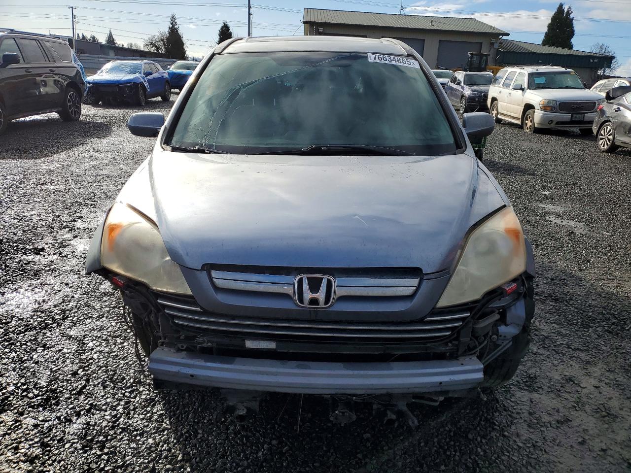 2007 Honda Cr-v Exl Синий vin: JHLRE38747C034210