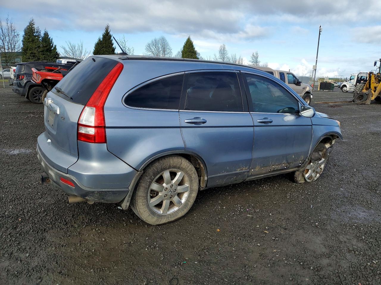 2007 Honda Cr-v Exl Синий vin: JHLRE38747C034210