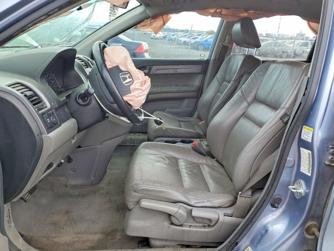 2007 Honda Cr-v Exl Синий vin: JHLRE38747C034210