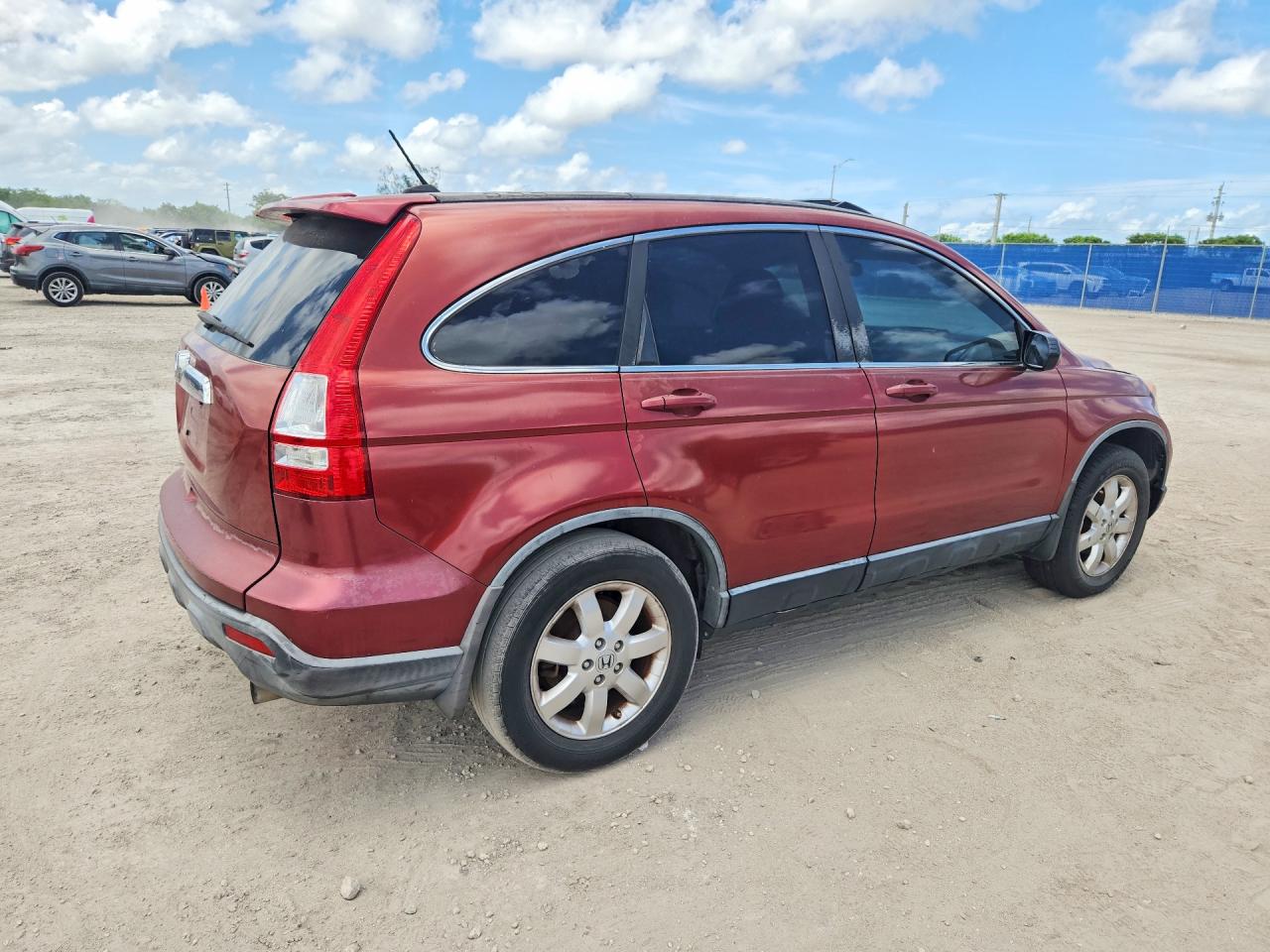 2007 Honda Cr-v Exl Red vin: JHLRE38747C041576