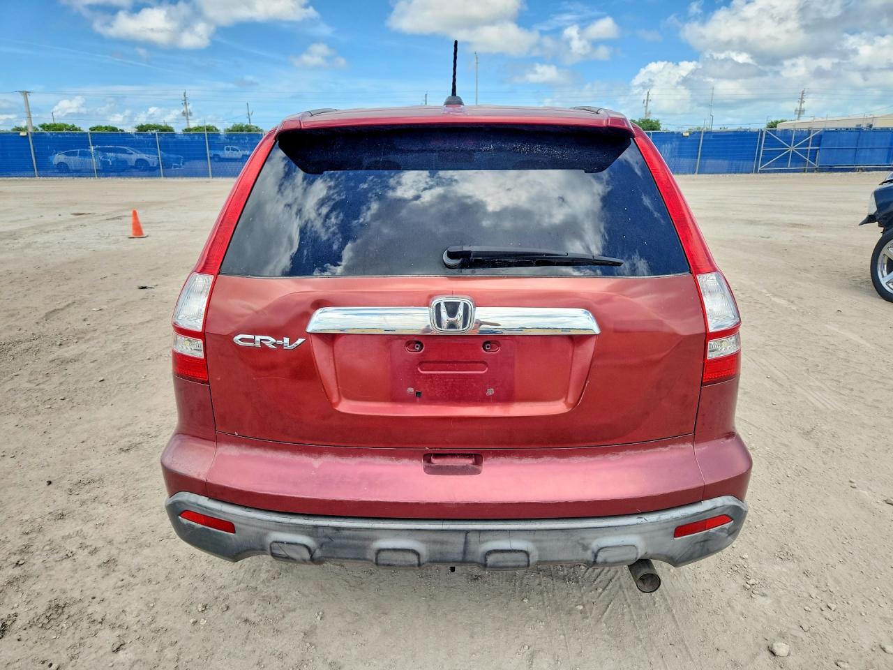 2007 Honda Cr-v Exl Red vin: JHLRE38747C041576