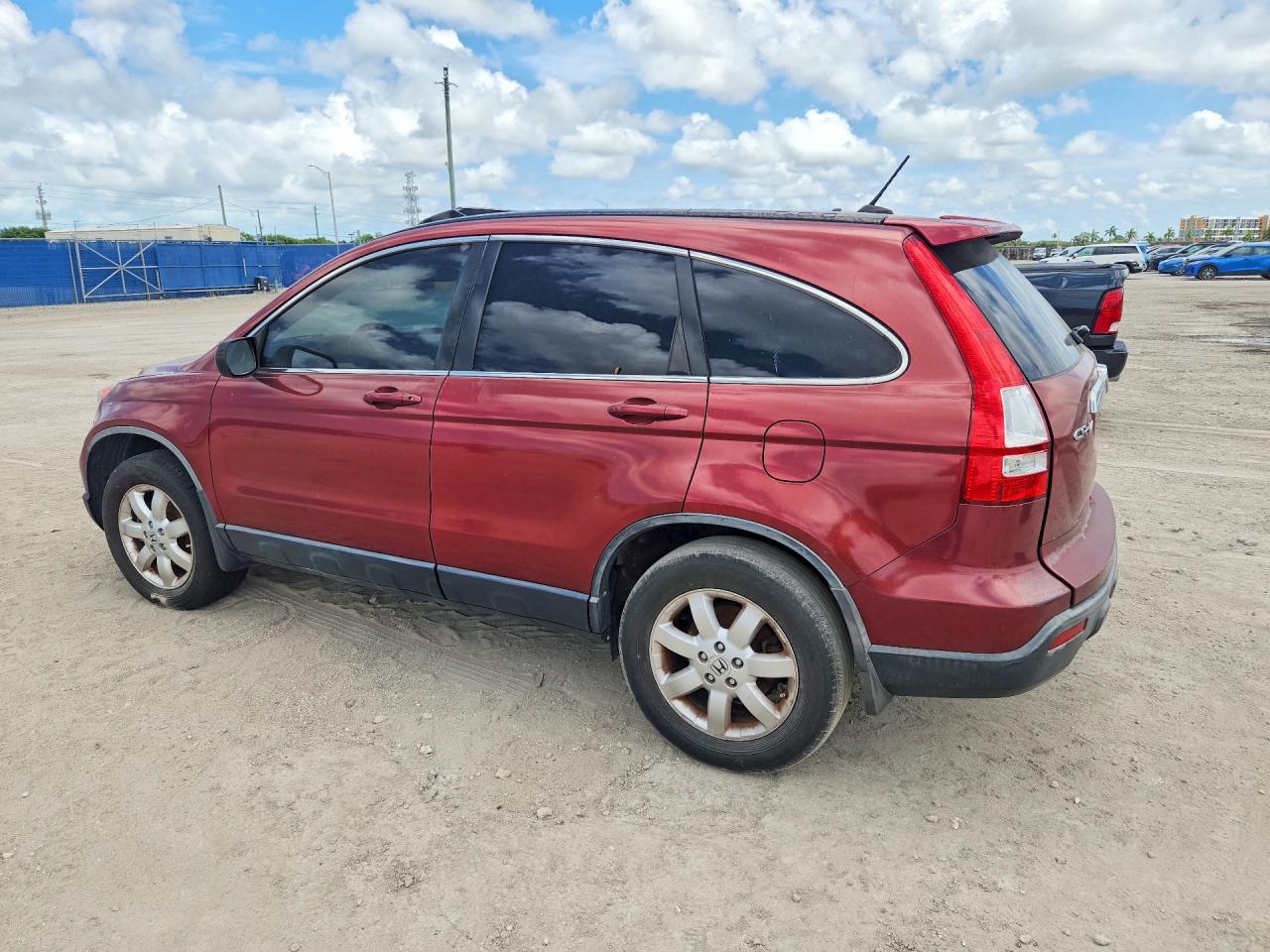 2007 Honda Cr-v Exl Red vin: JHLRE38747C041576