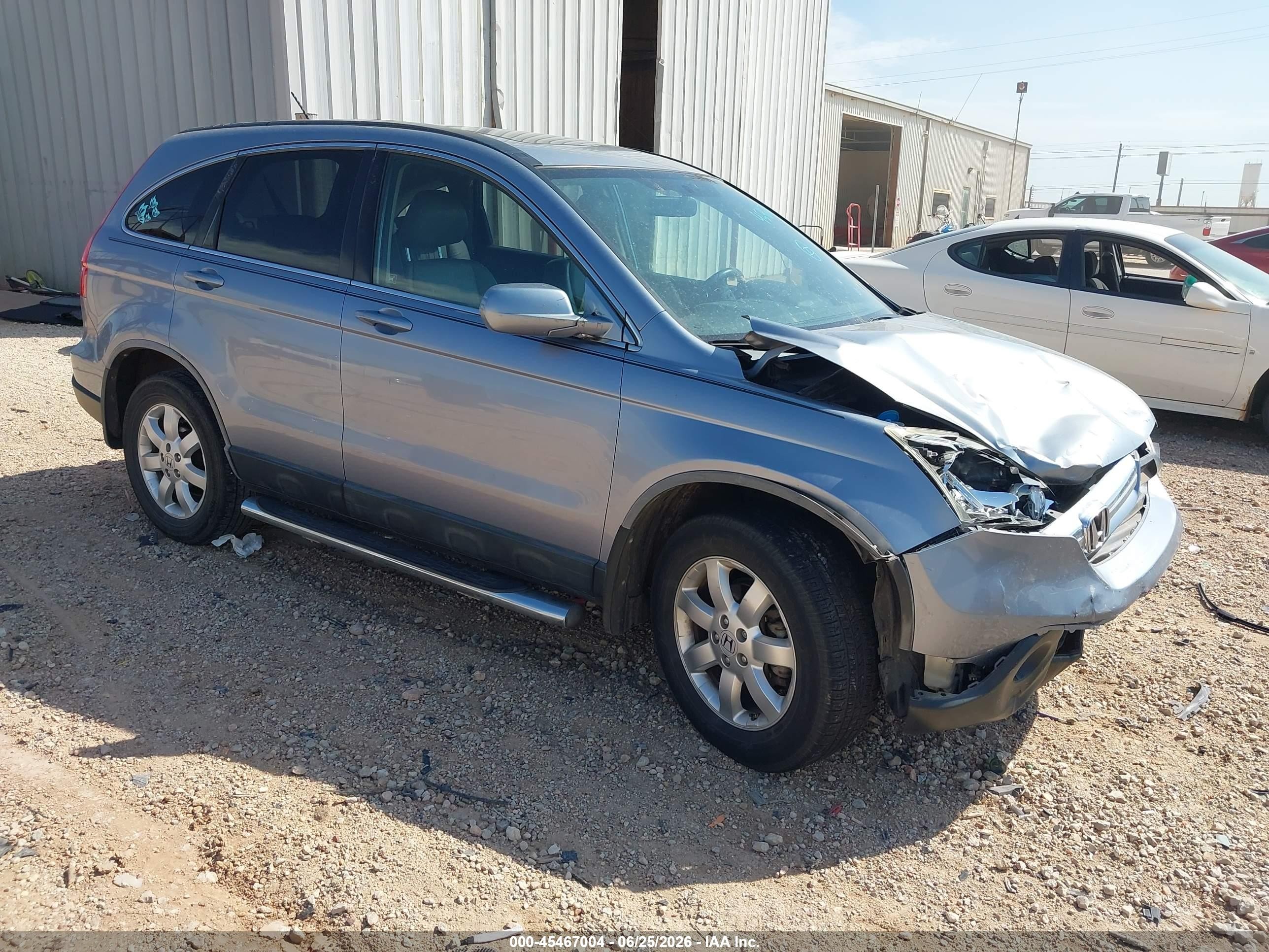 2007 Honda Cr-v Ex-l Light Blue vin: JHLRE38747C047894