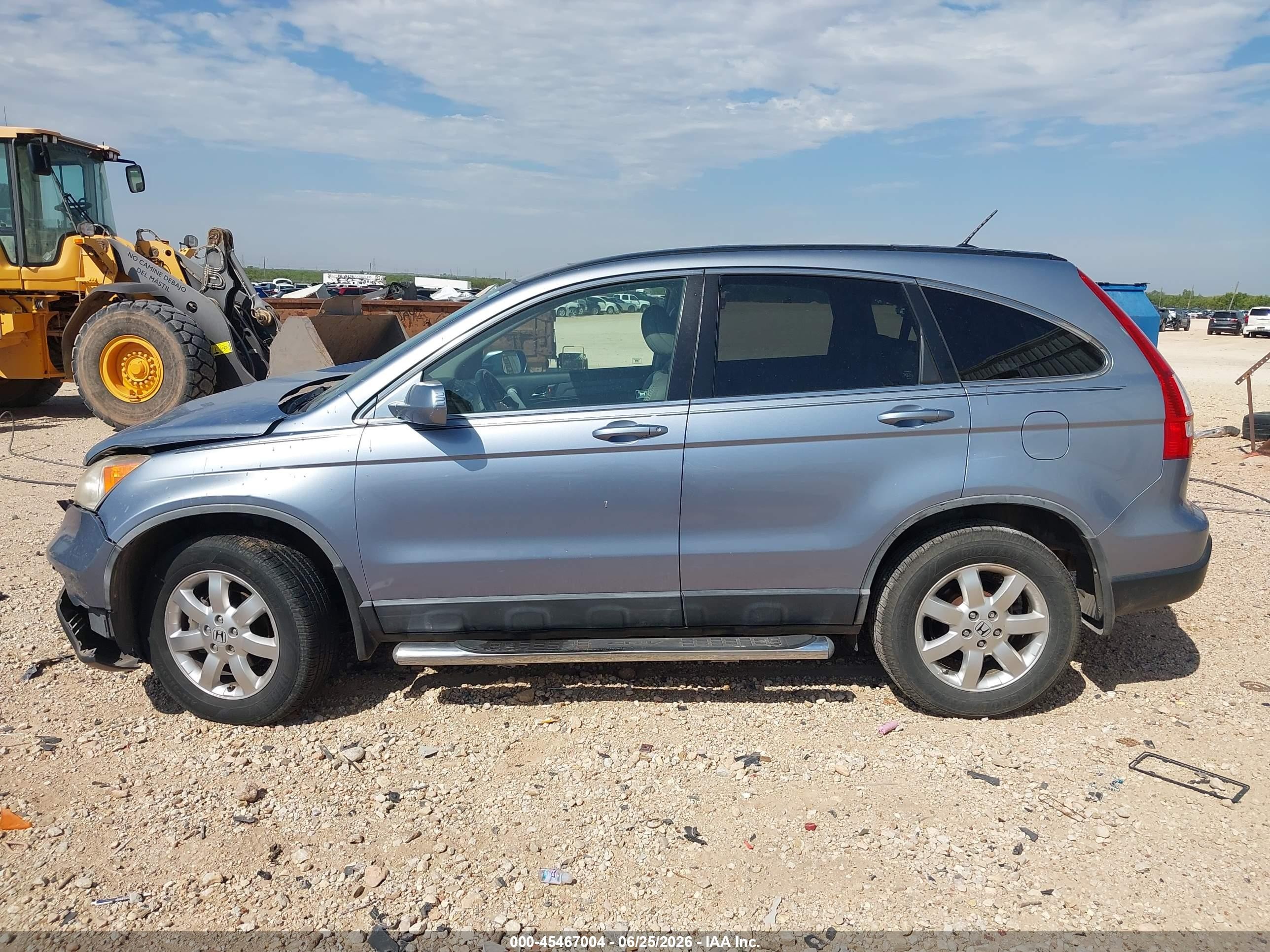 2007 Honda Cr-v Ex-l Light Blue vin: JHLRE38747C047894