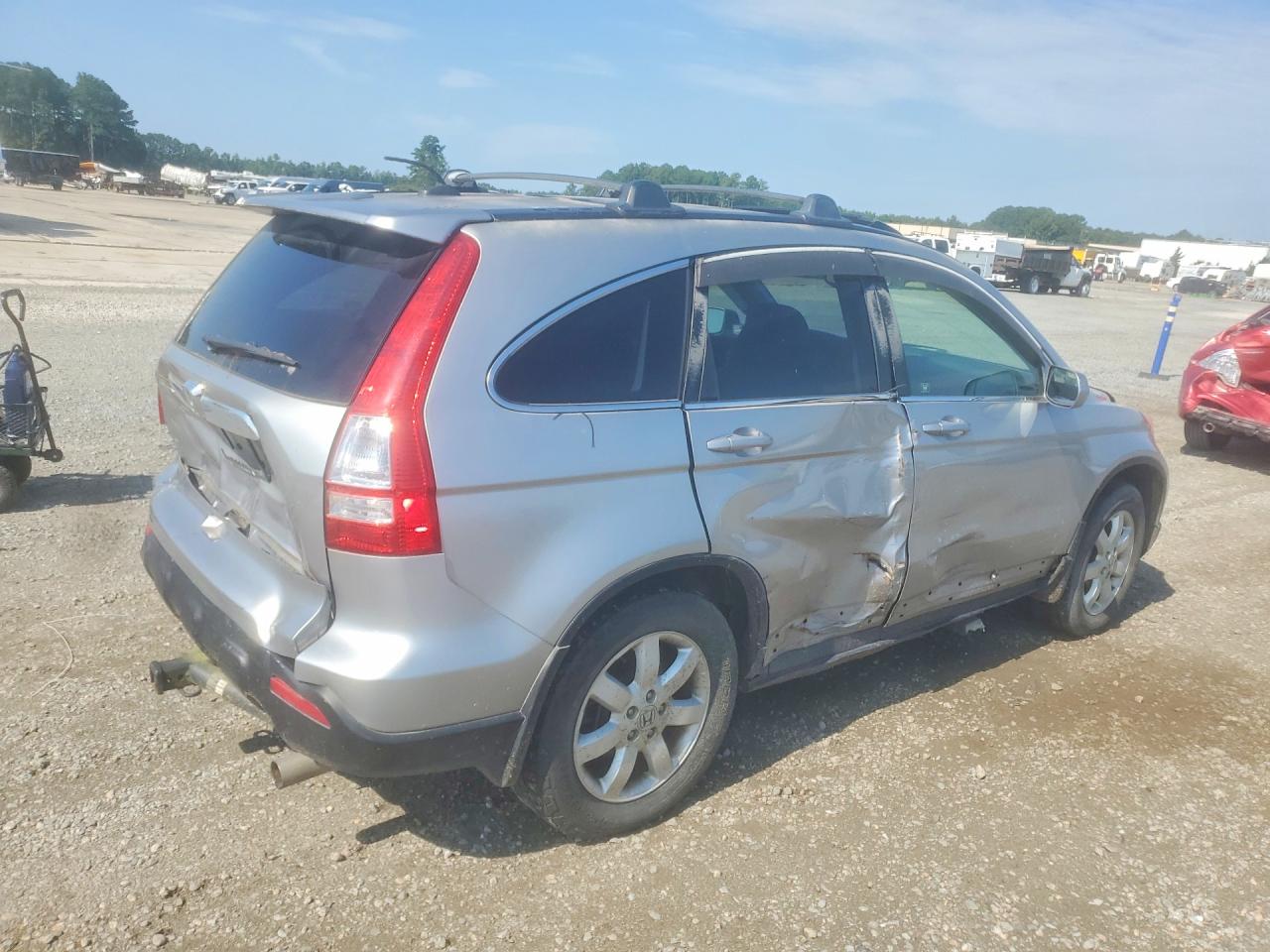 2007 Honda Cr-v Exl Silver vin: JHLRE38747C063979