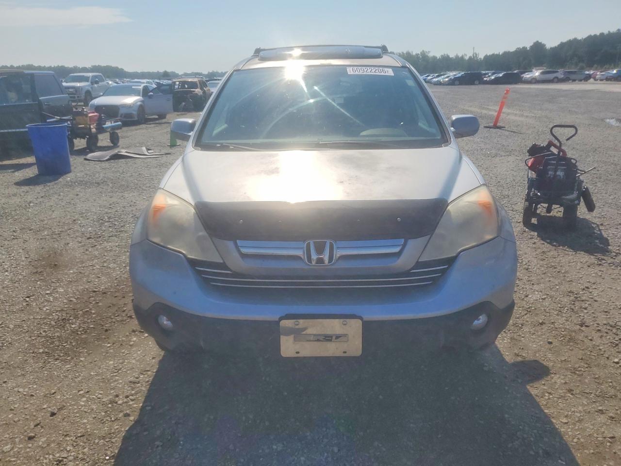 2007 Honda Cr-v Exl Silver vin: JHLRE38747C063979