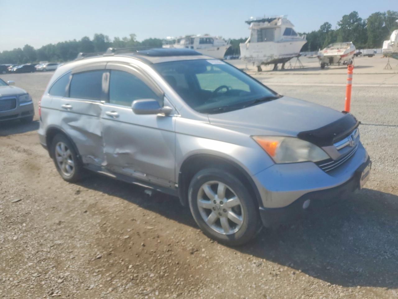 2007 Honda Cr-v Exl Silver vin: JHLRE38747C063979