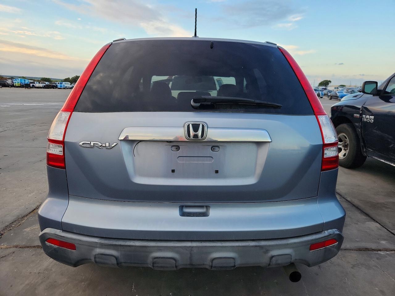 2007 Honda Cr-v Exl Blue vin: JHLRE38747C065344