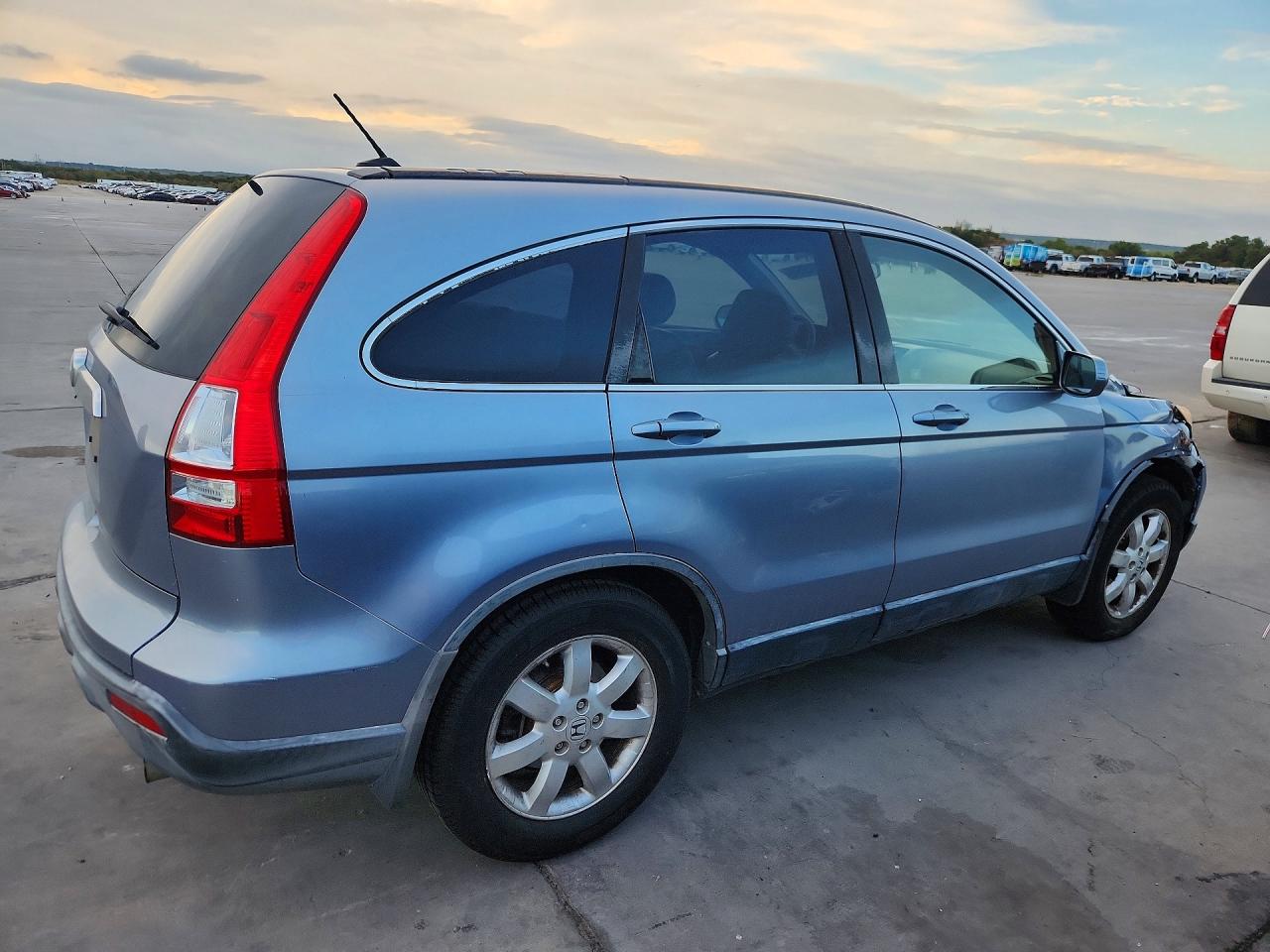2007 Honda Cr-v Exl Blue vin: JHLRE38747C065344