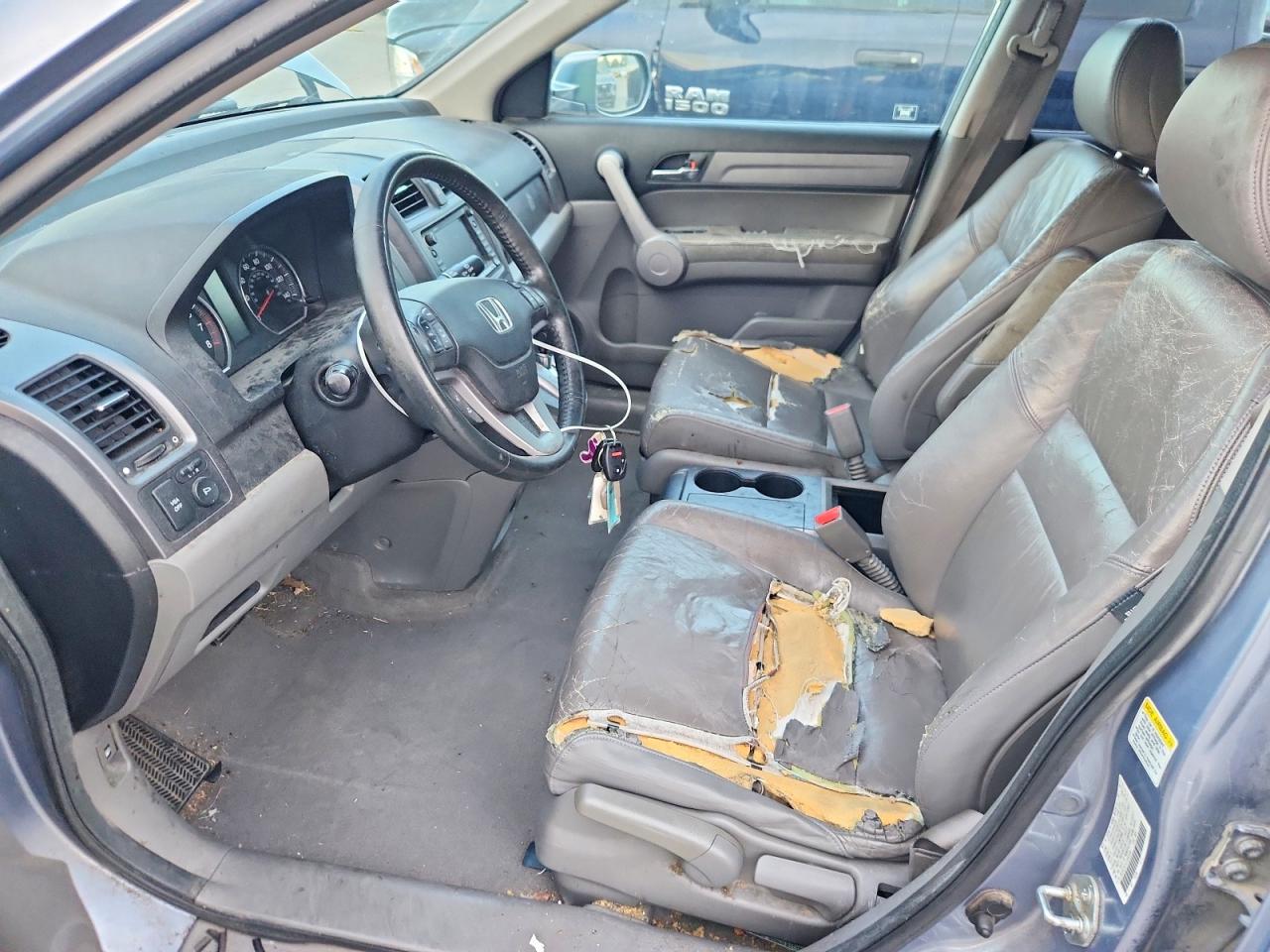 2007 Honda Cr-v Exl Blue vin: JHLRE38747C065344