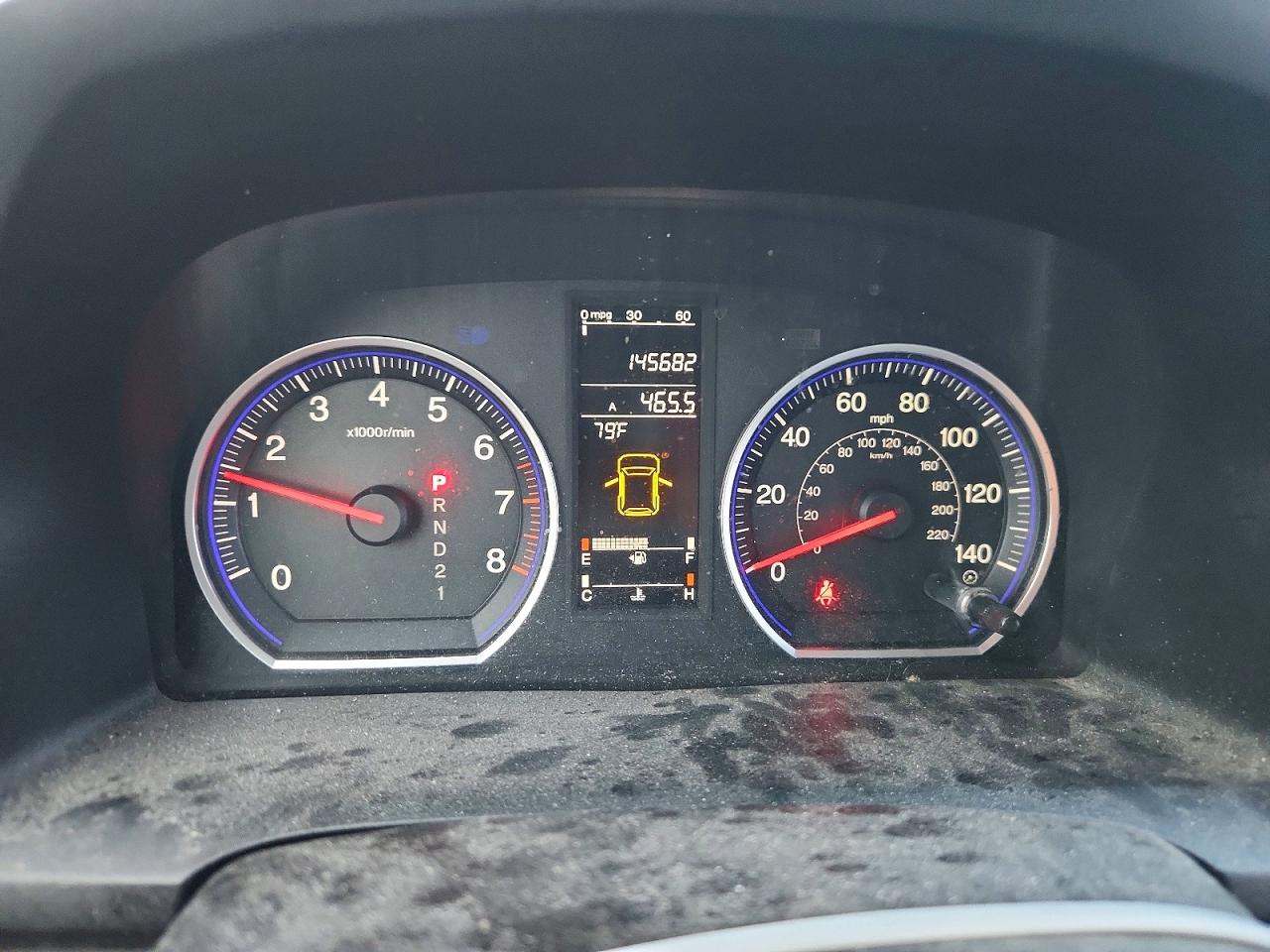 2007 Honda Cr-v Exl Blue vin: JHLRE38747C065344