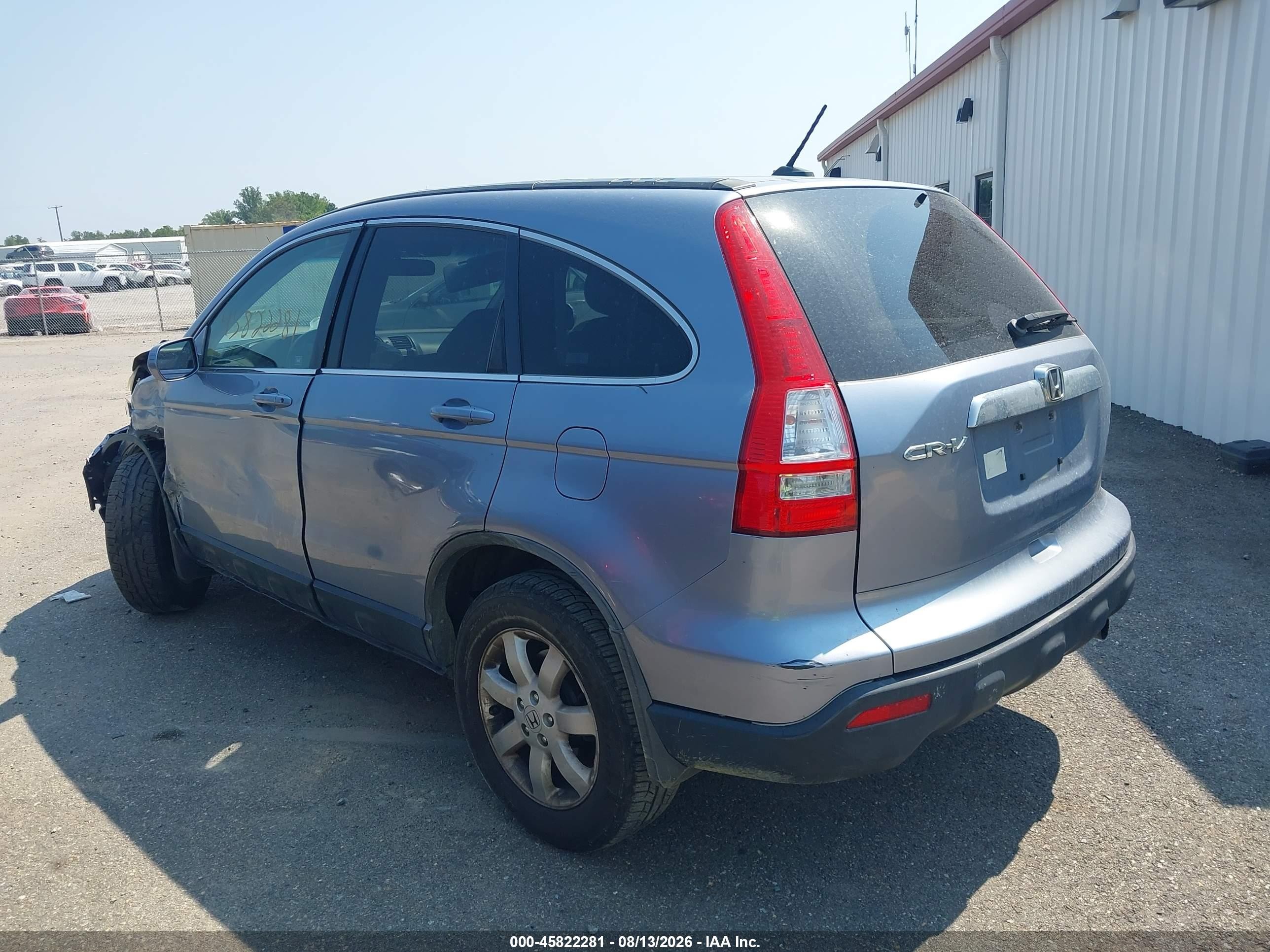 2007 Honda Cr-v Ex-l Синий vin: JHLRE38747C067241