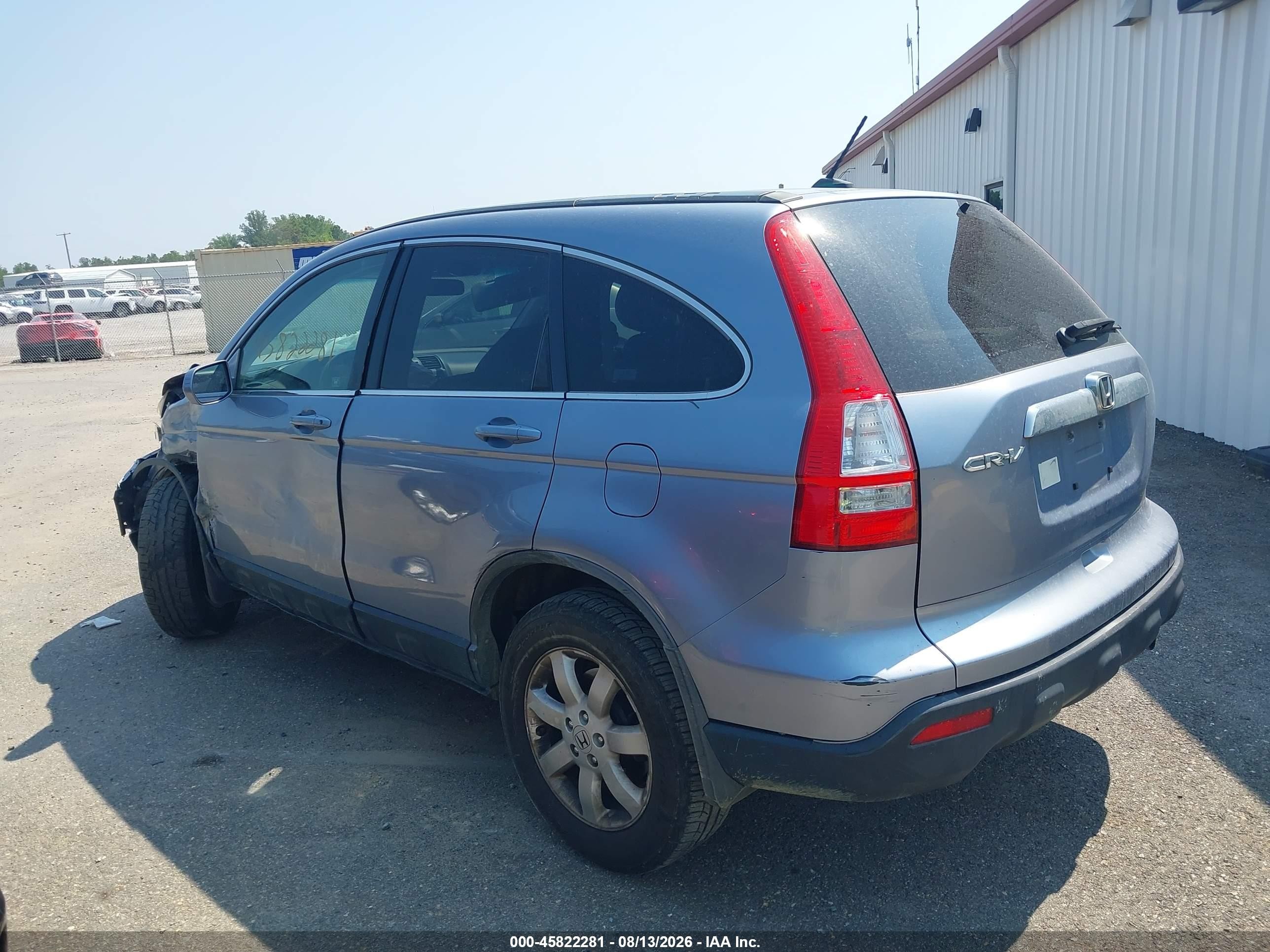 2007 Honda Cr-v Ex-l Синий vin: JHLRE38747C067241