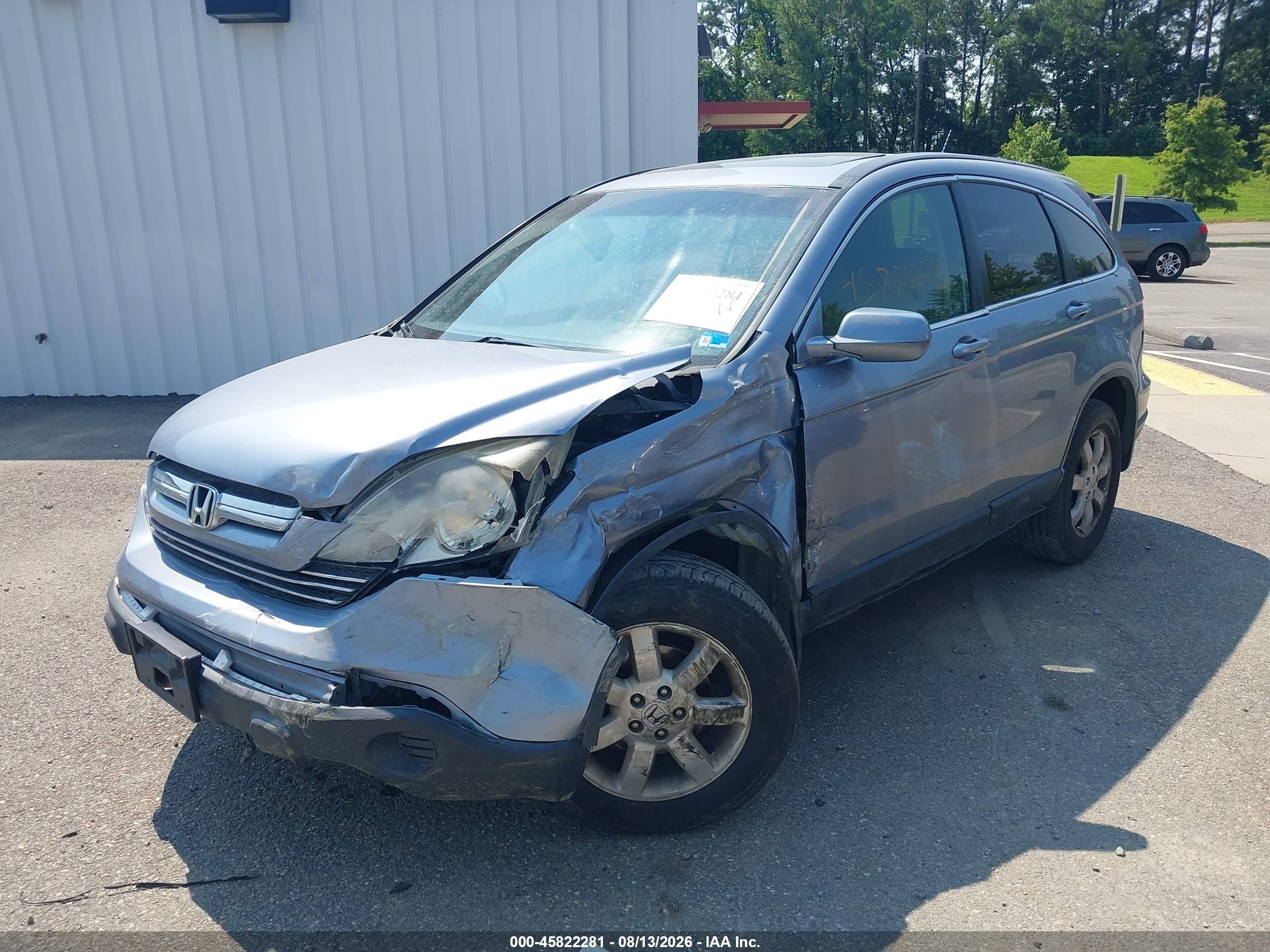 2007 Honda Cr-v Ex-l Синий vin: JHLRE38747C067241