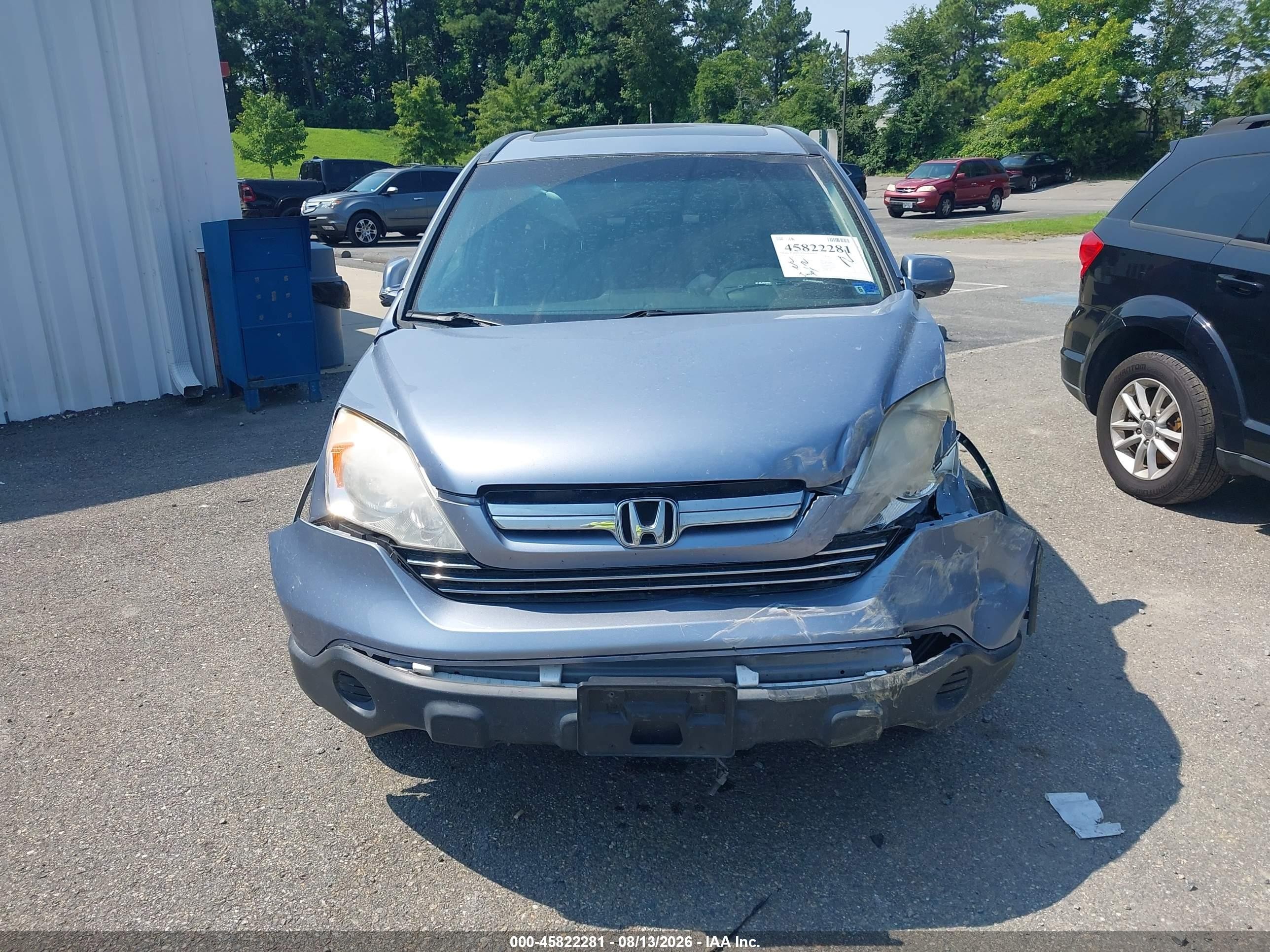 2007 Honda Cr-v Ex-l Синий vin: JHLRE38747C067241